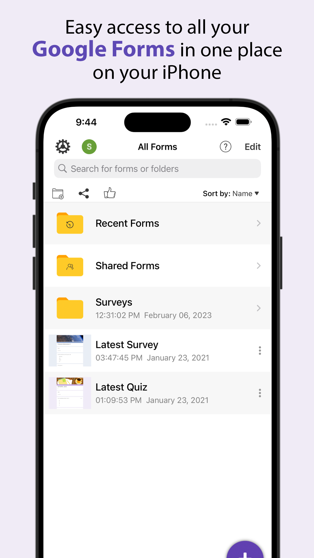 Form for Google Forms screenshot