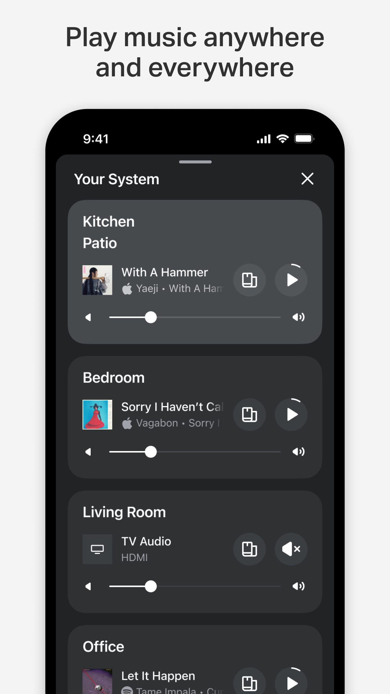 Sonos screenshot