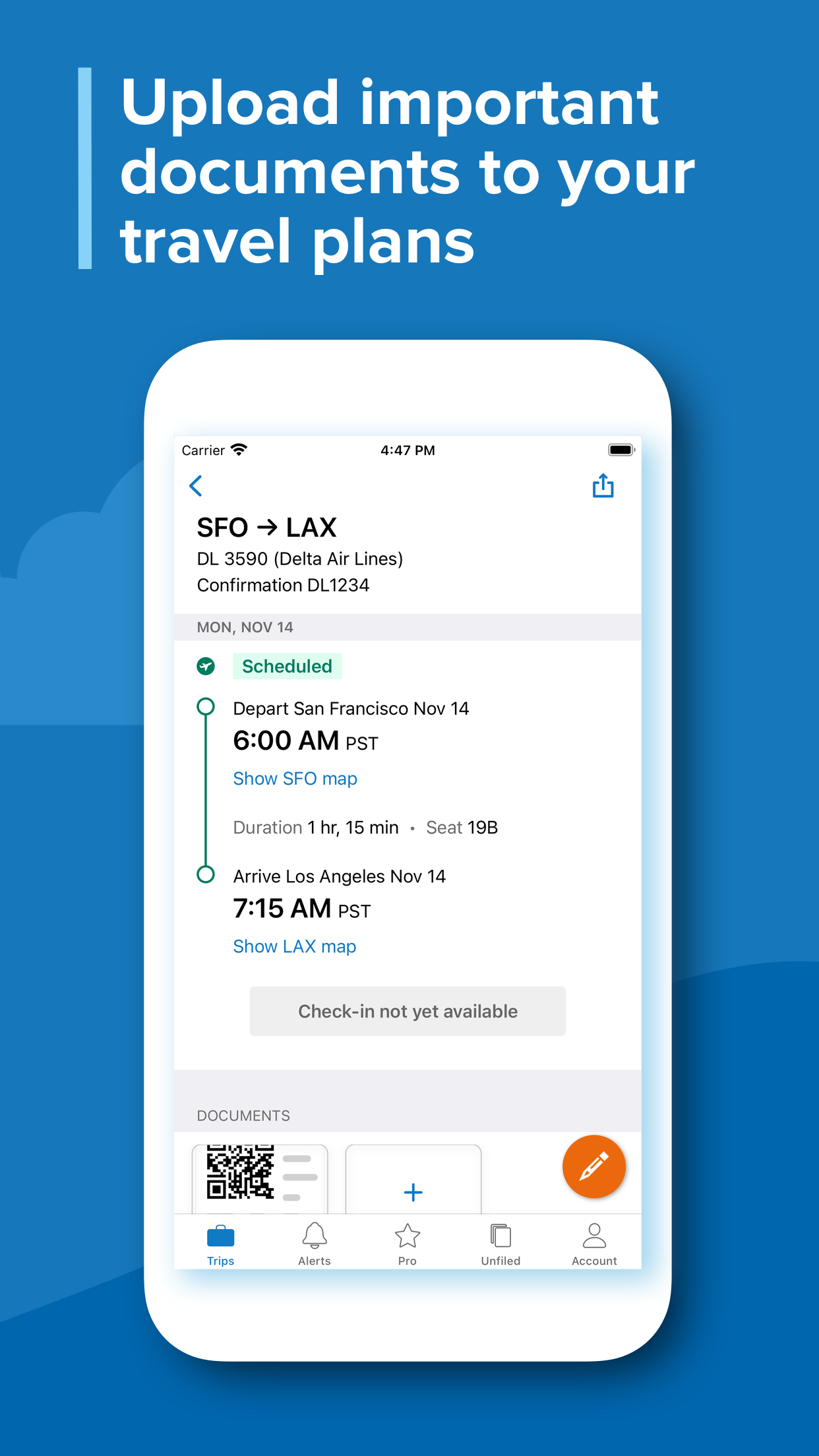TripIt: Travel Planner screenshot