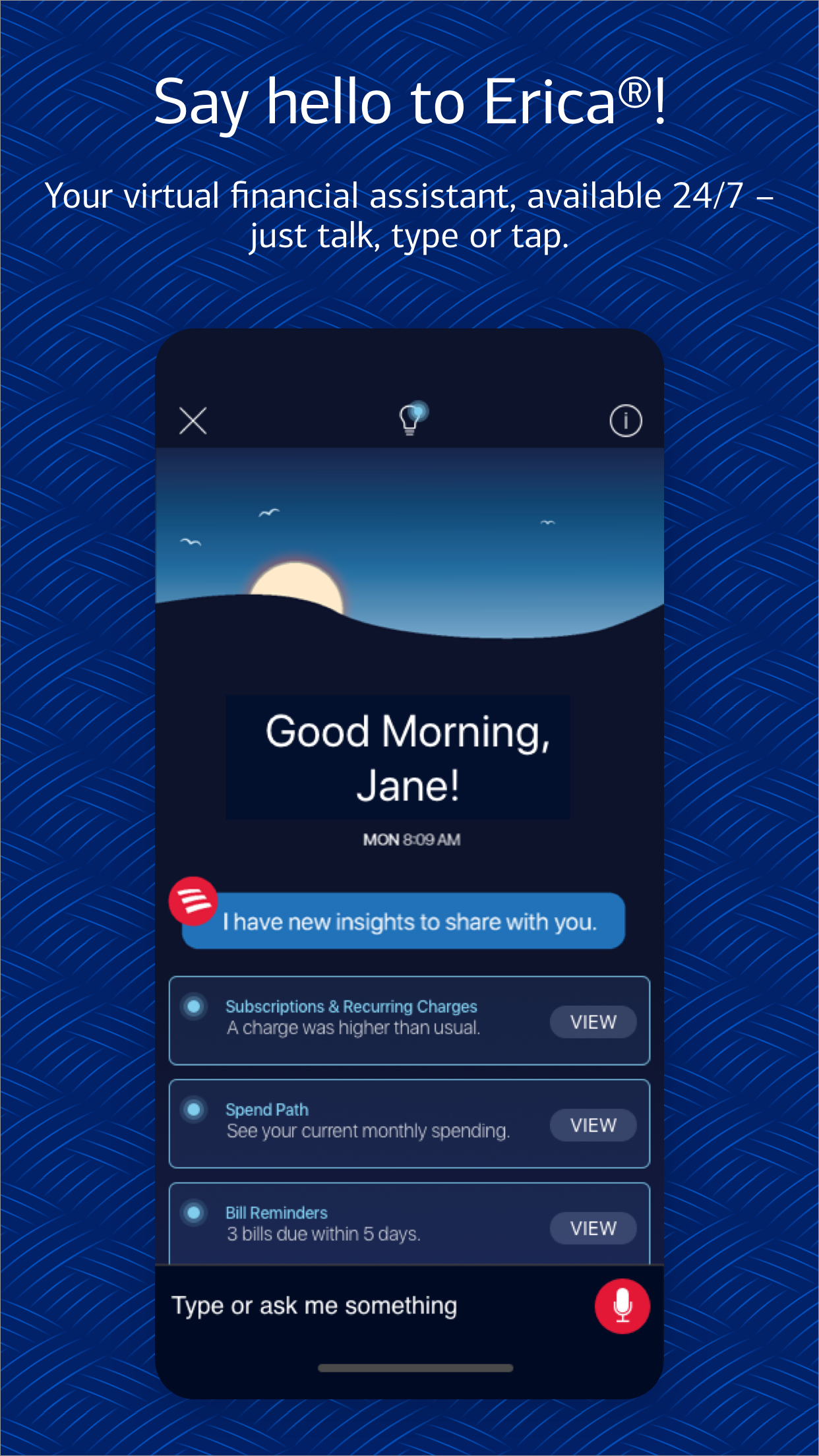 Bank of America Mobile Banking screenshot
