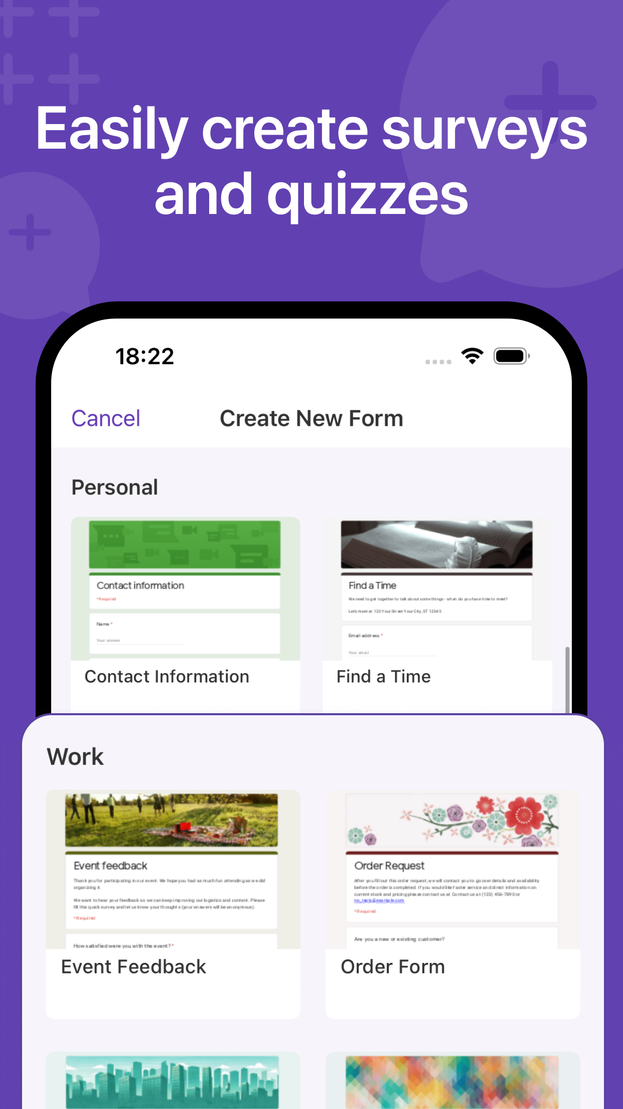 Forms for Google Docs screenshot