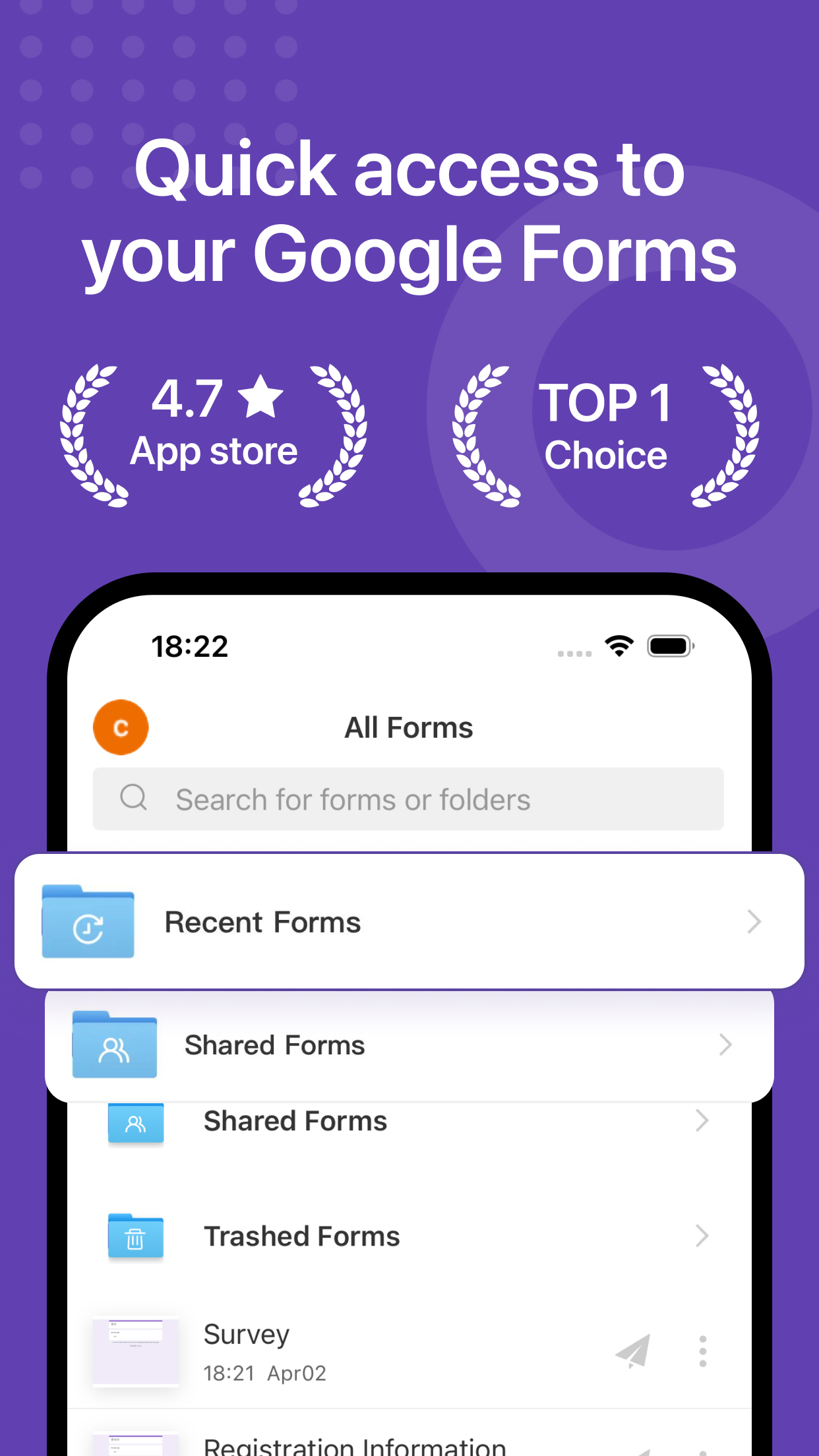 Forms for Google Docs screenshot