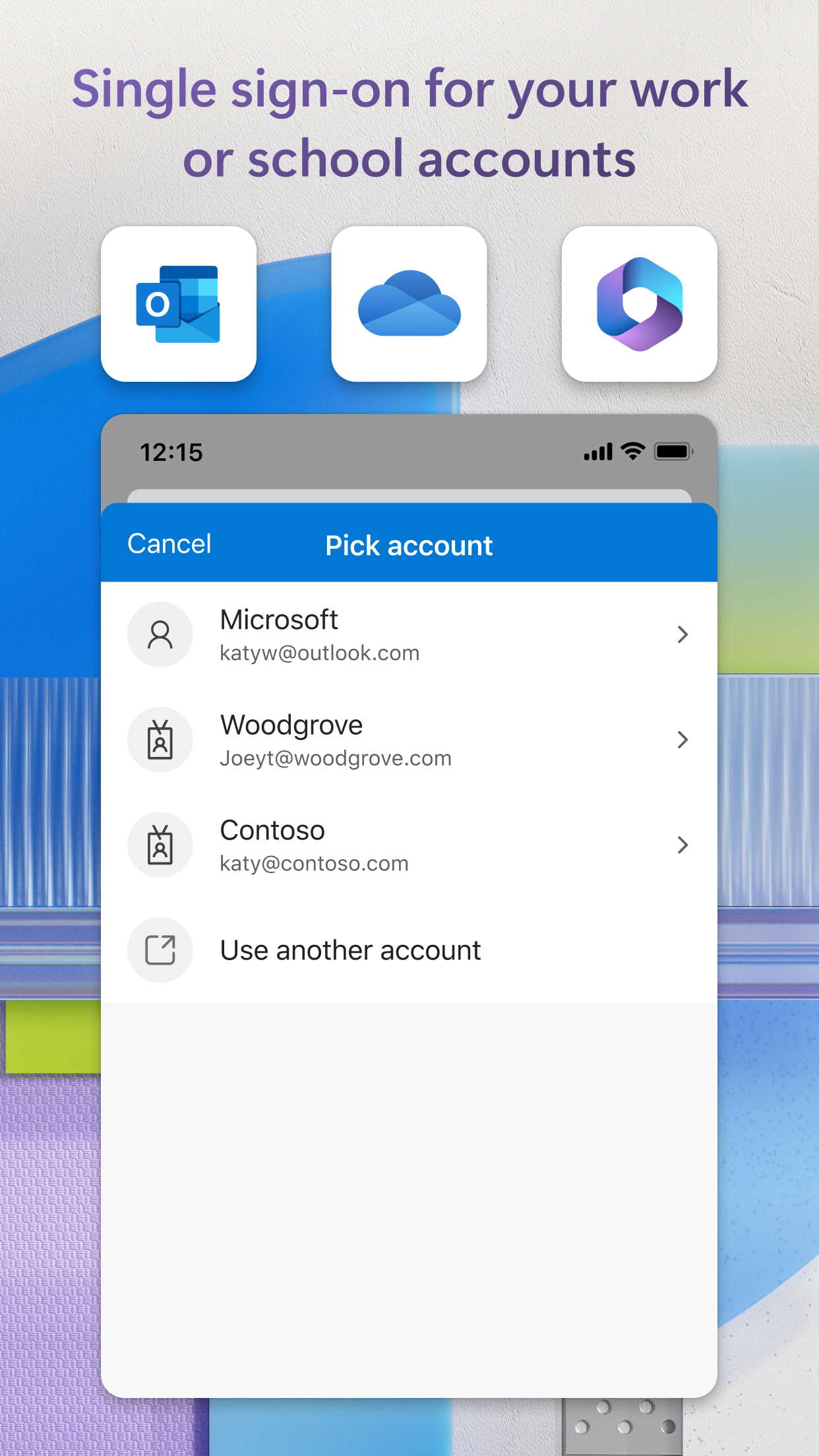 Microsoft Authenticator screenshot