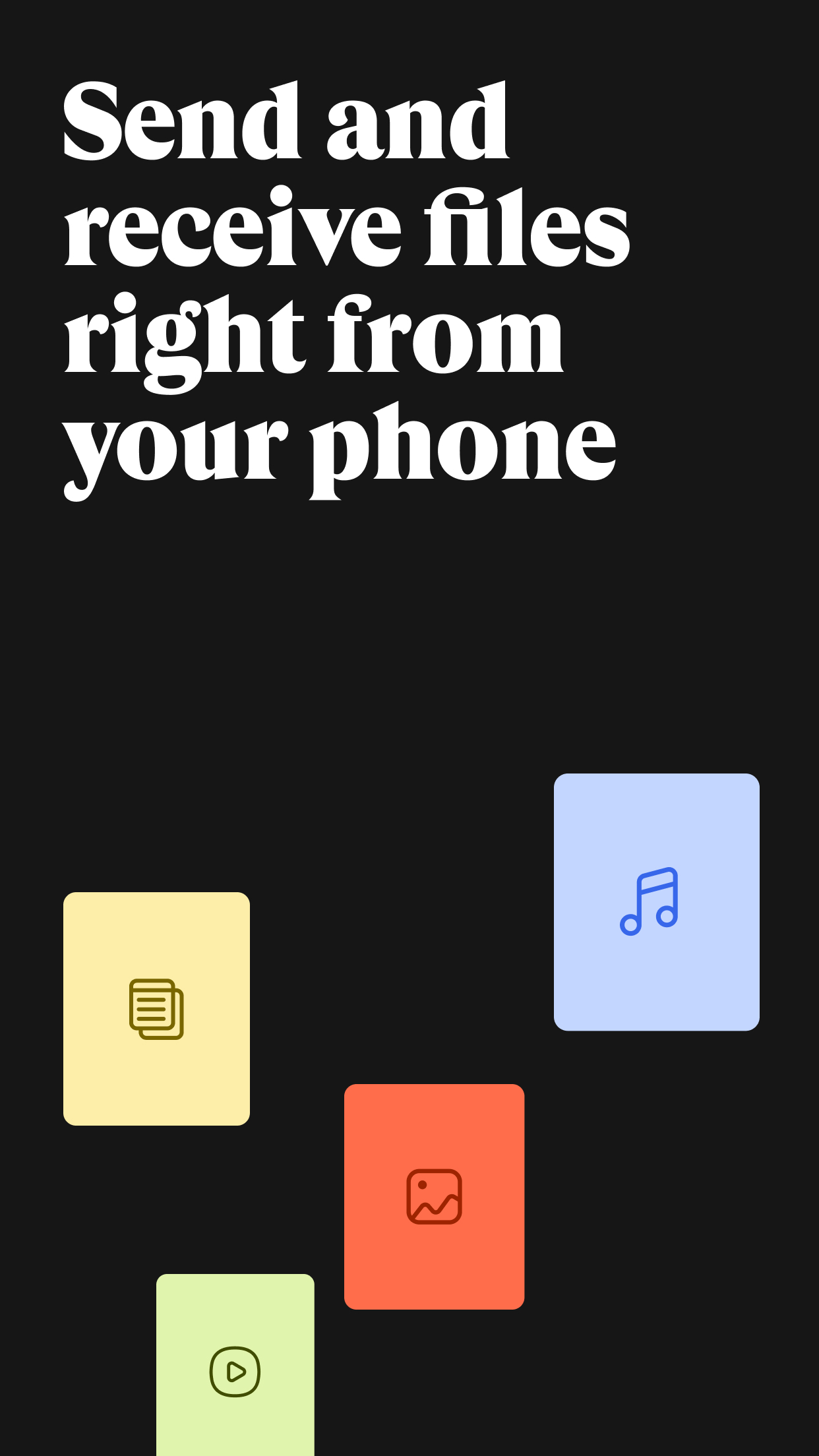 WeTransfer: Transfer Files screenshot