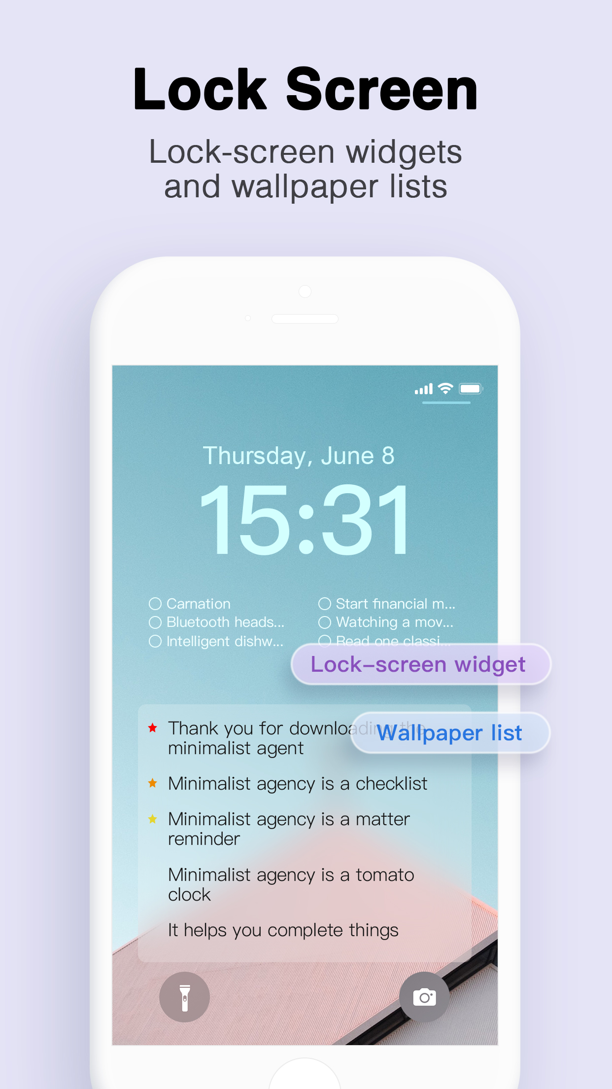 To Do List MinimaList & Widget screenshot