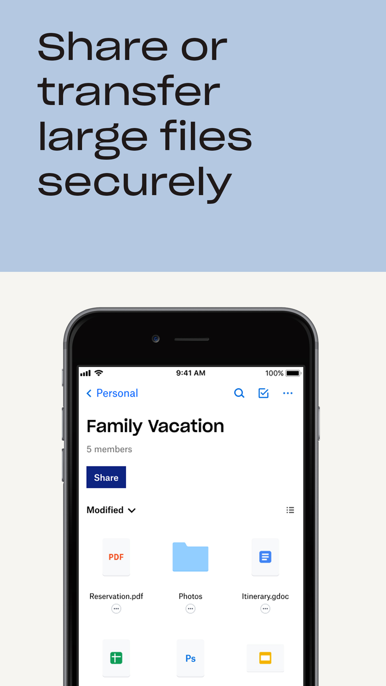Dropbox: Cloud Storage Backup screenshot