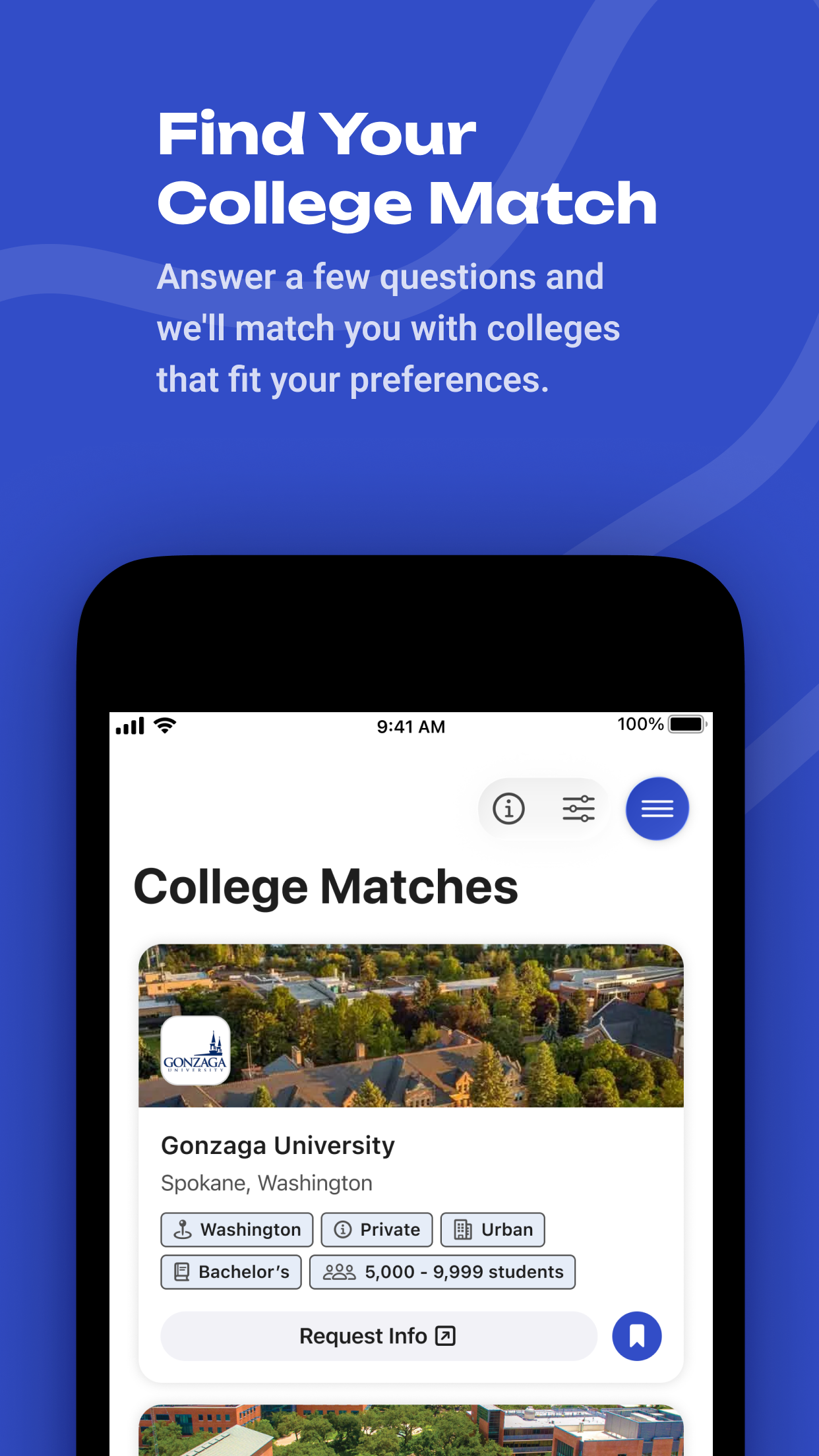 BigFuture School screen 9