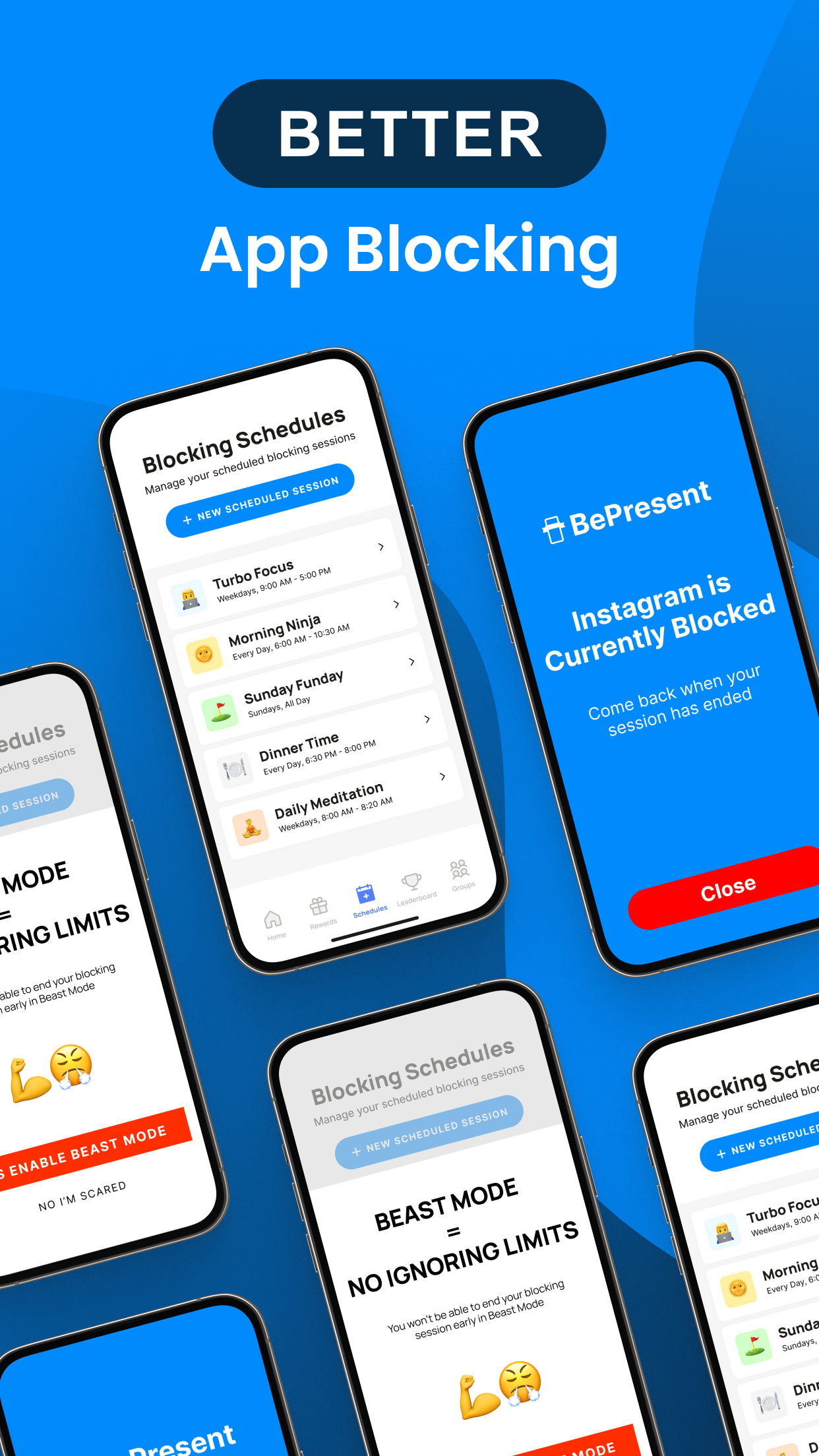 BePresent: Screen Time Control screenshot
