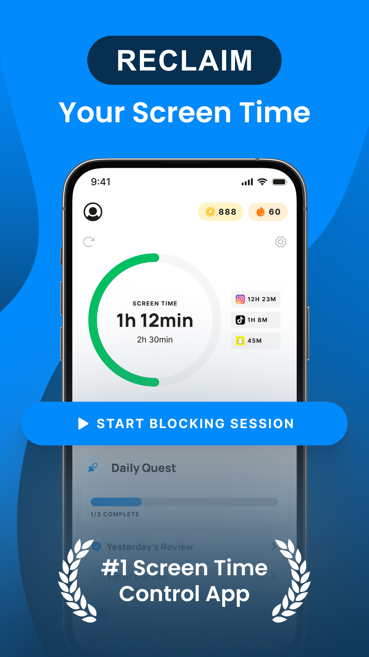 BePresent: Screen Time Control screenshot