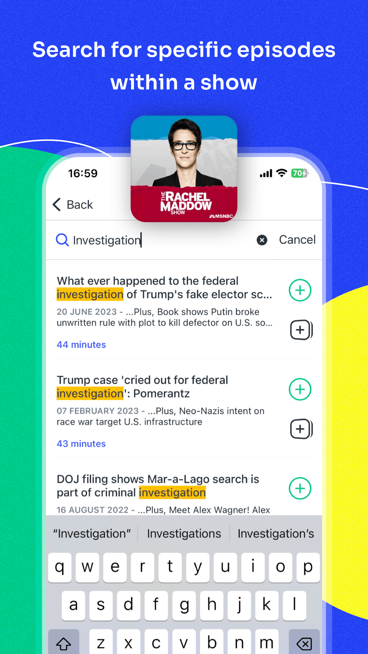 Podcast App screenshot