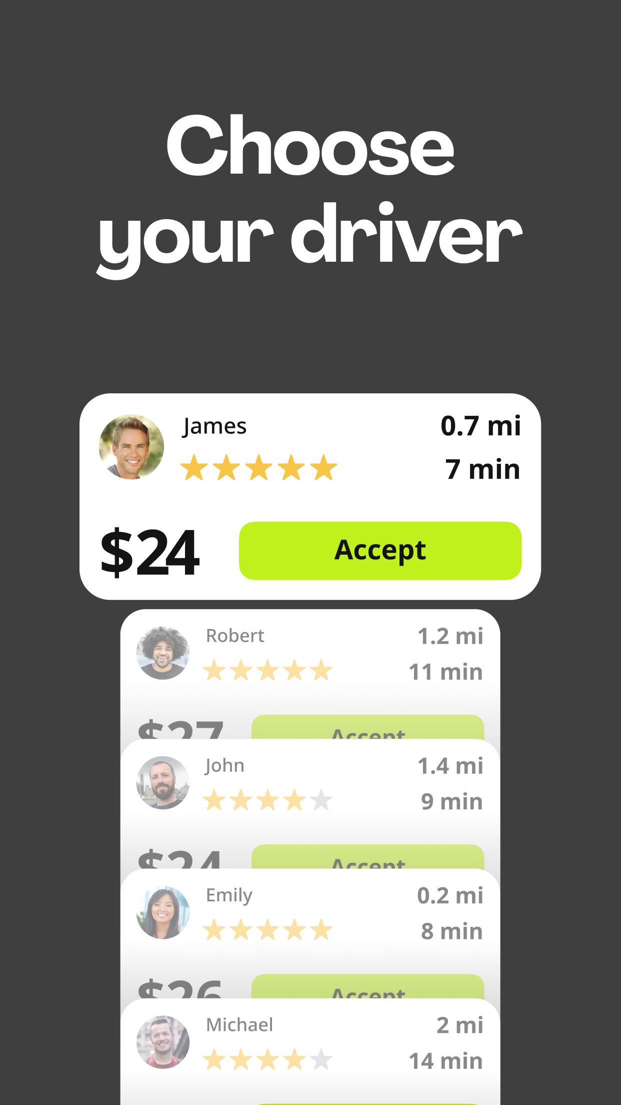 inDrive. Save on city rides screenshot