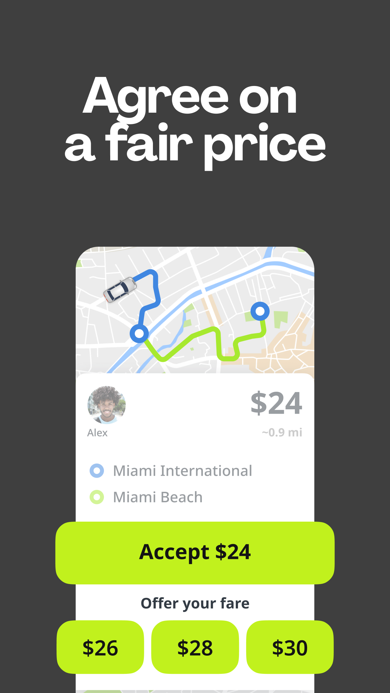 inDrive. Save on city rides screenshot