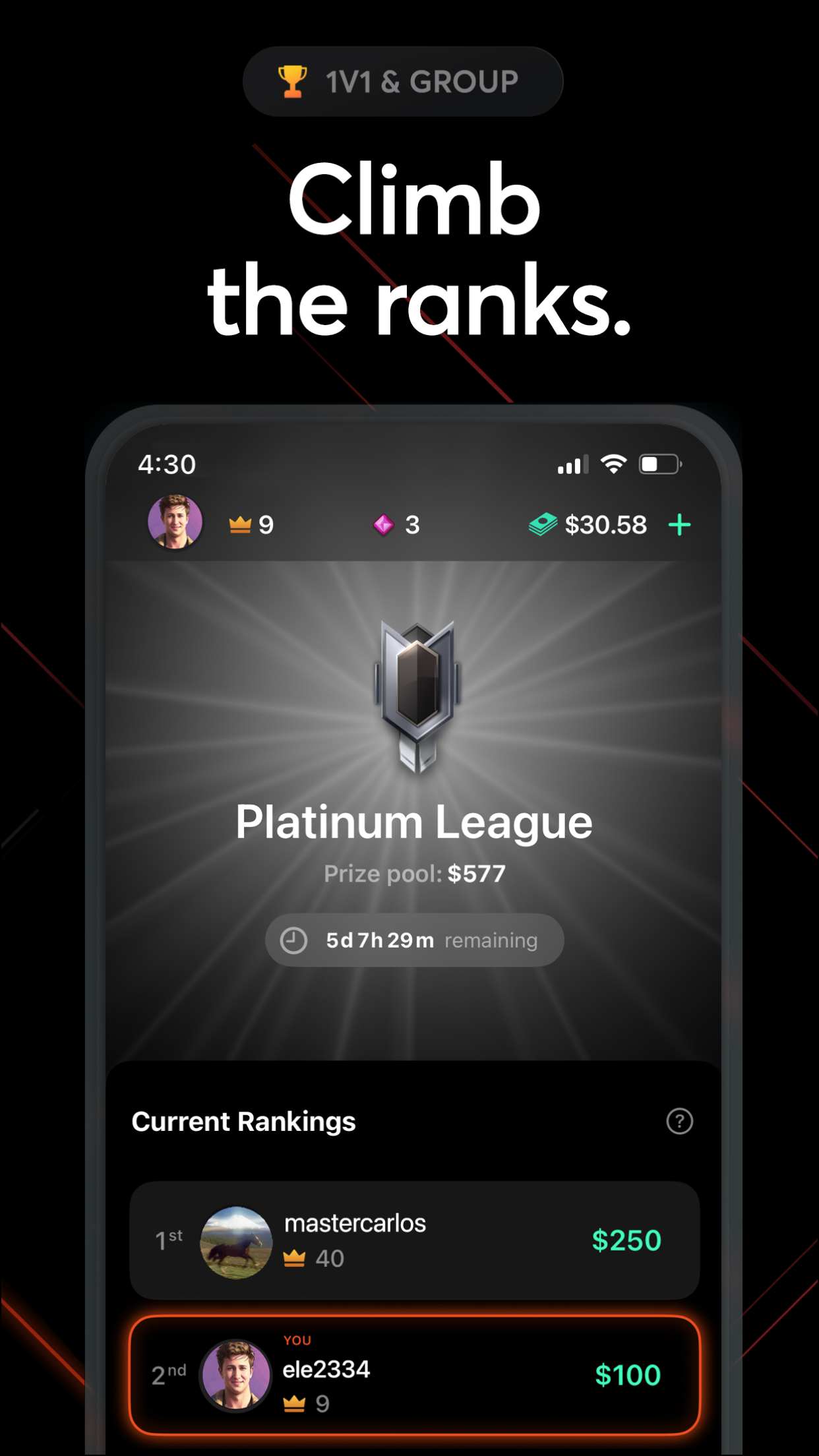 Triumph: Play for Cash screenshot