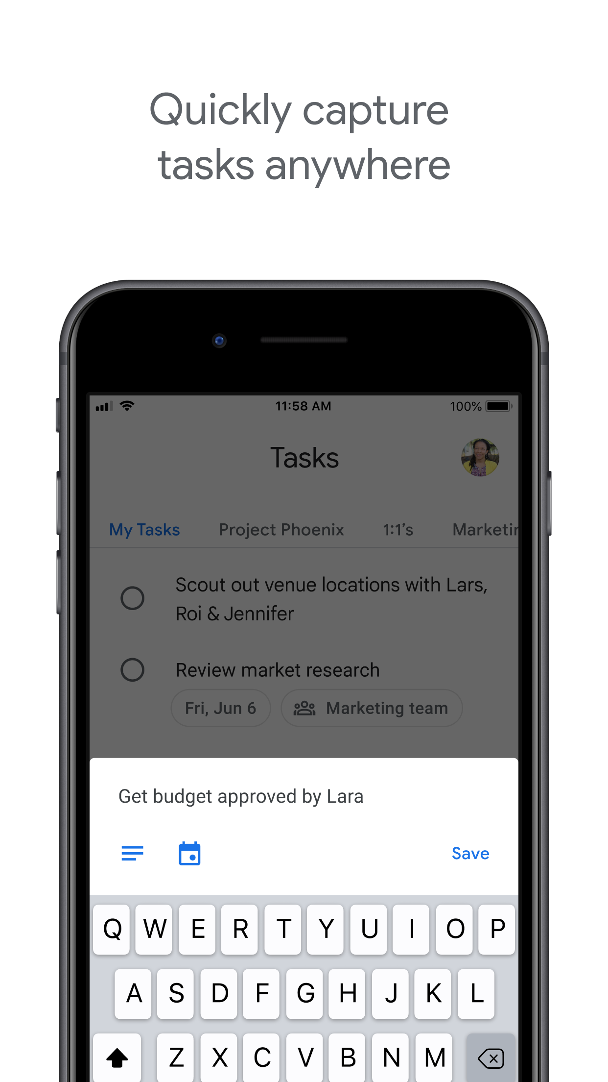 Google Tasks: Get Things Done screenshot