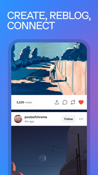Tumblr: Social Media & Art screenshot