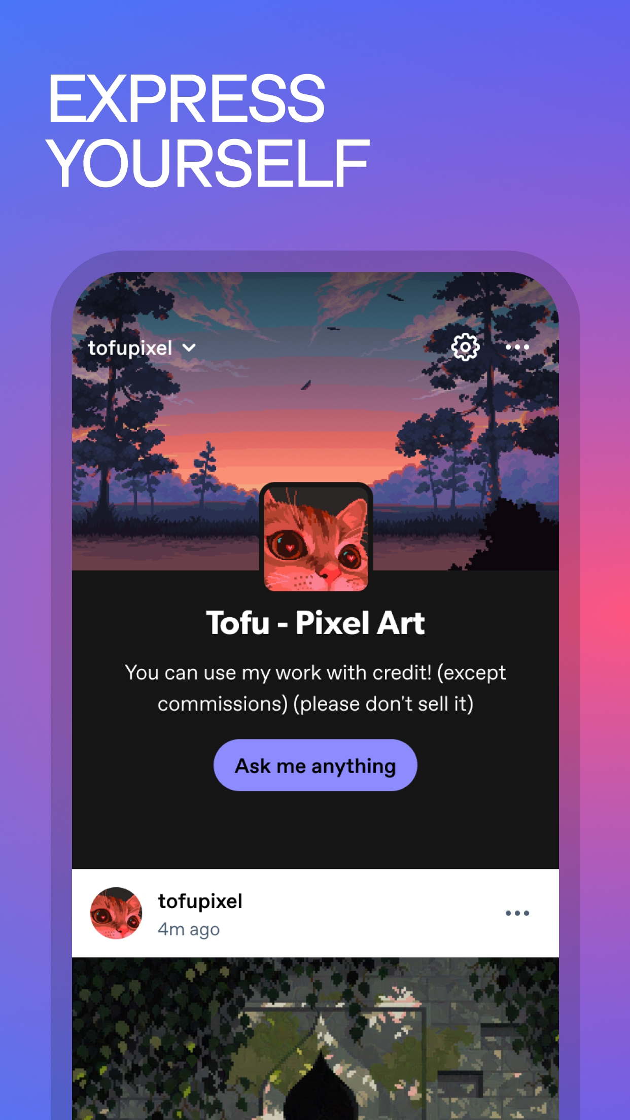 Tumblr: Social Media & Art screenshot