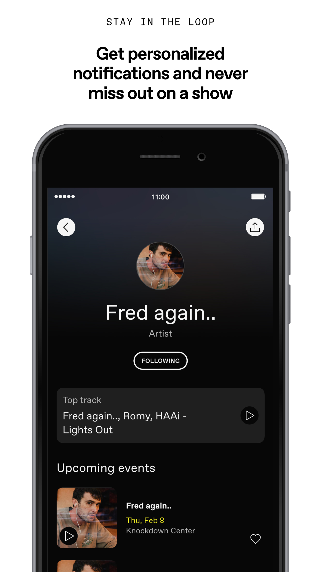 DICE: Live Shows screenshot