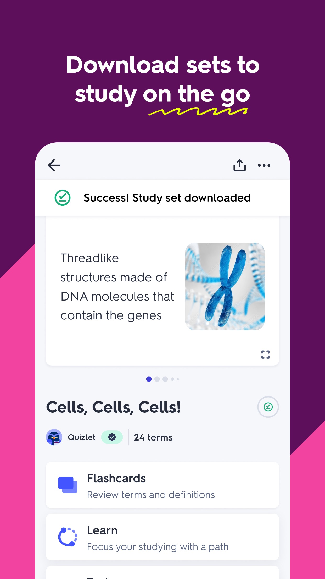 Quizlet: More than Flashcards screen 10