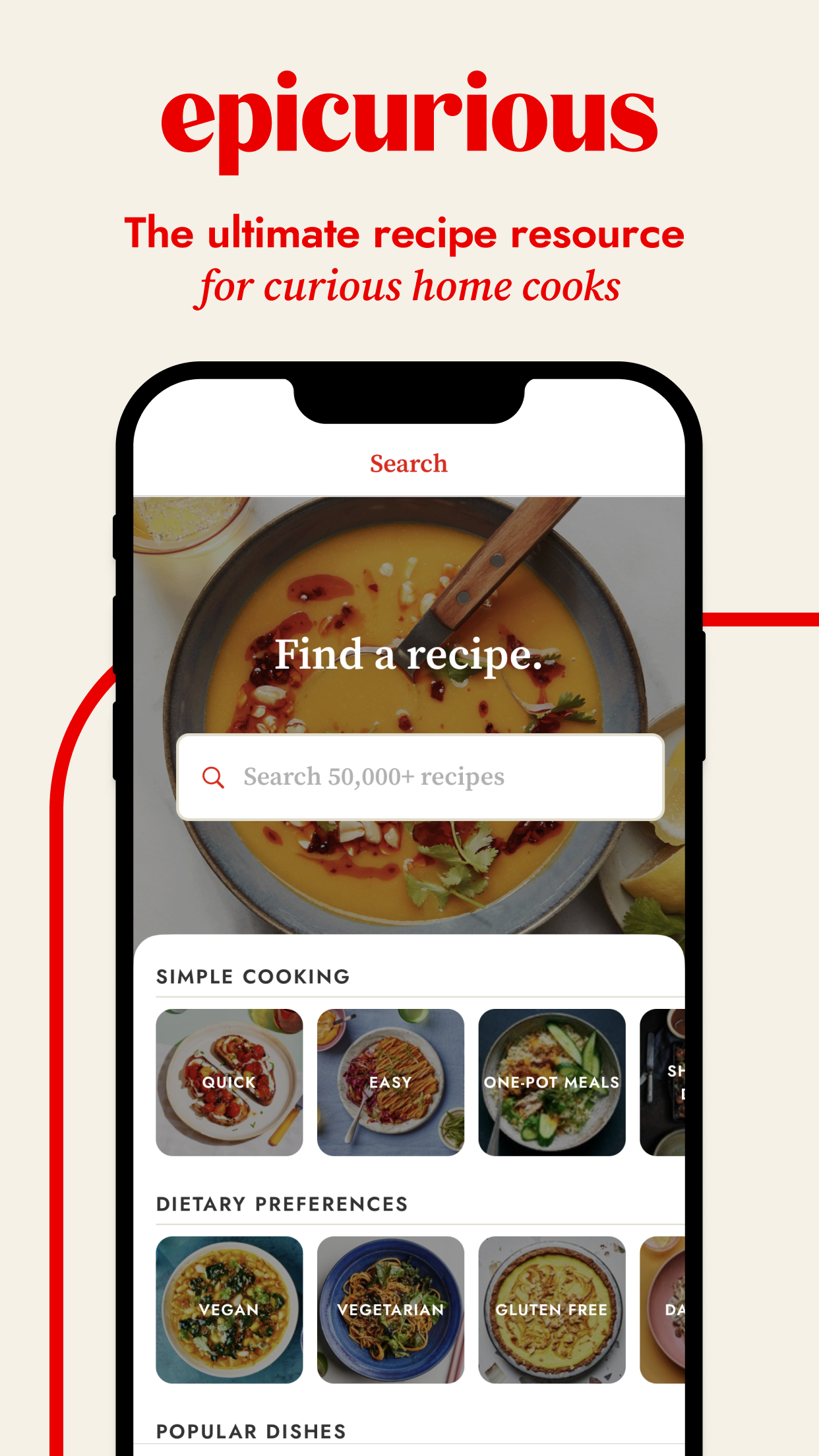 Epicurious screenshot