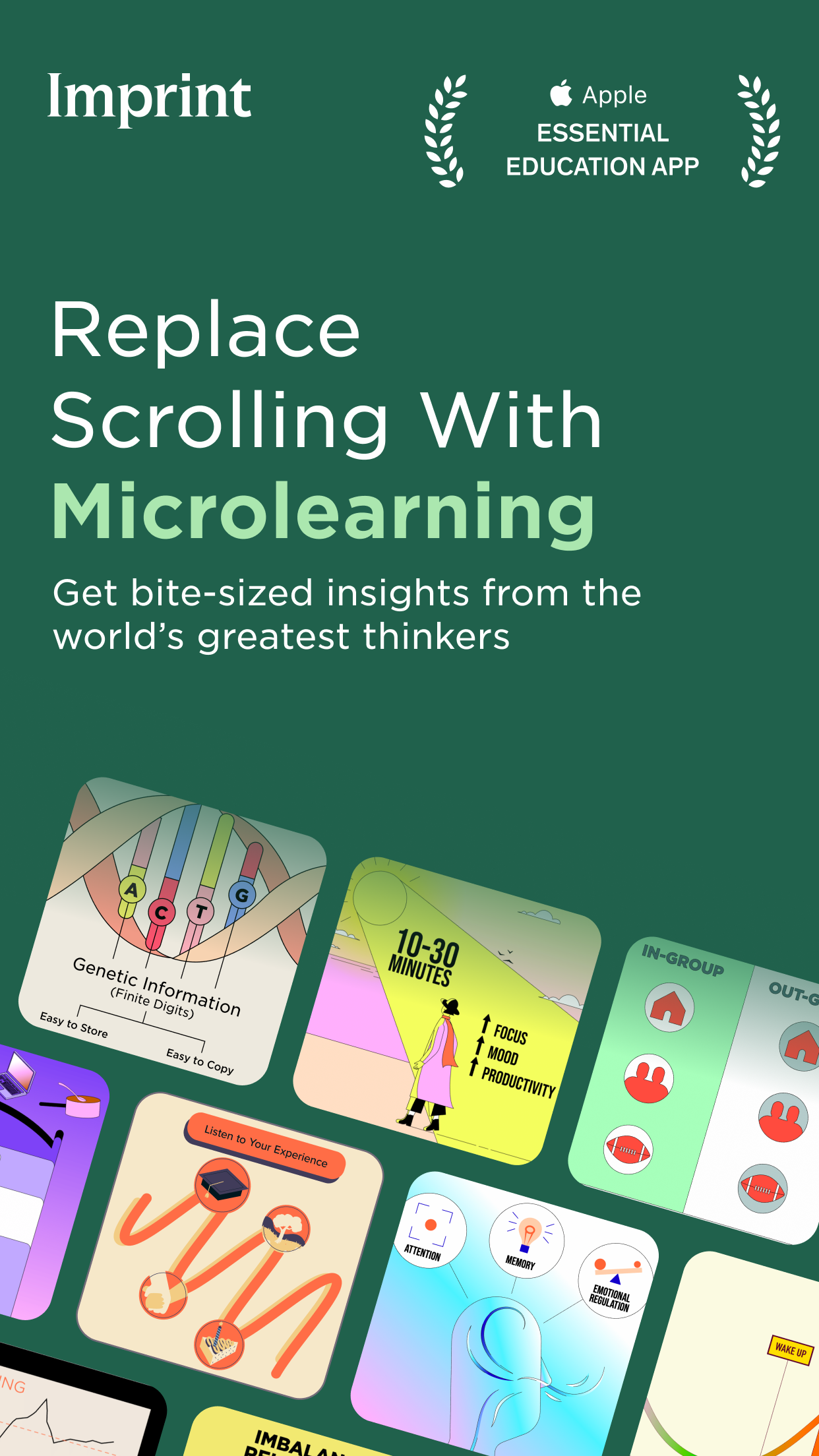 Imprint: Visual Micro Learning screenshot