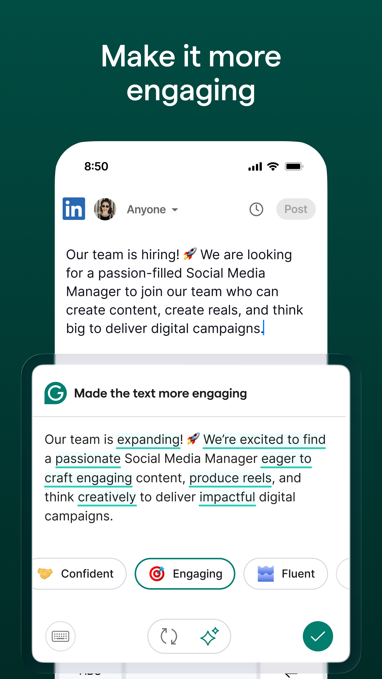 Grammarly: AI Keyboard & Notes screenshot