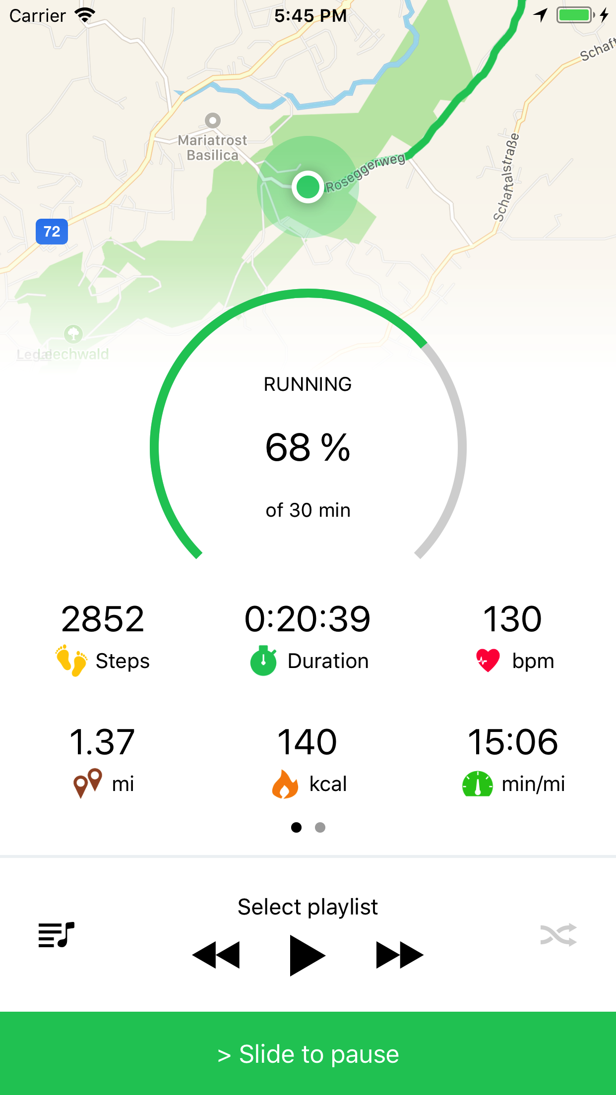 Running Walking Tracker Goals screenshot