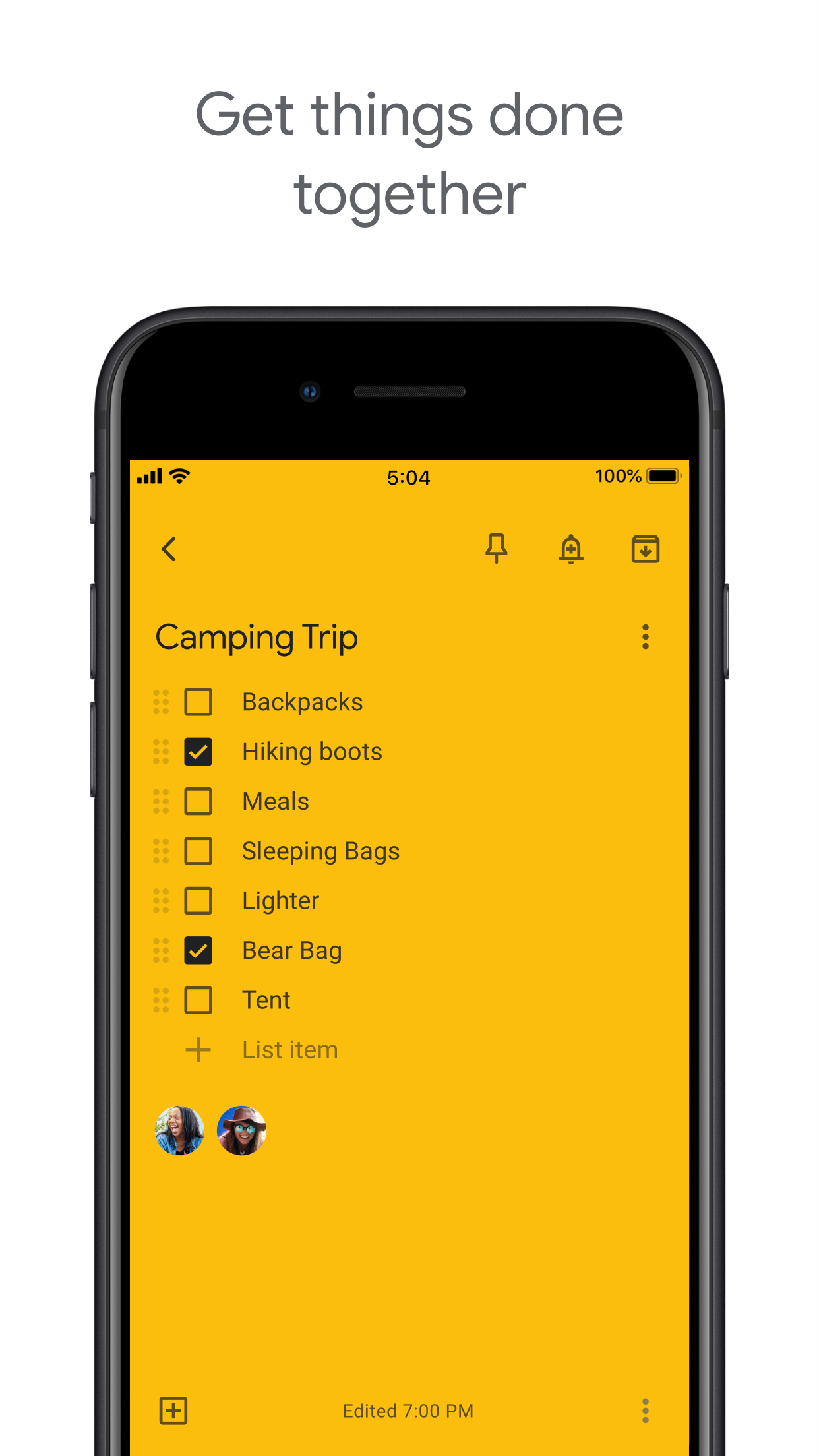 Google Keep - Notes and lists screenshot