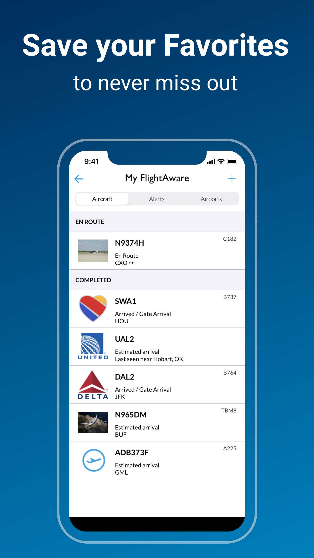FlightAware Flight Tracker screenshot