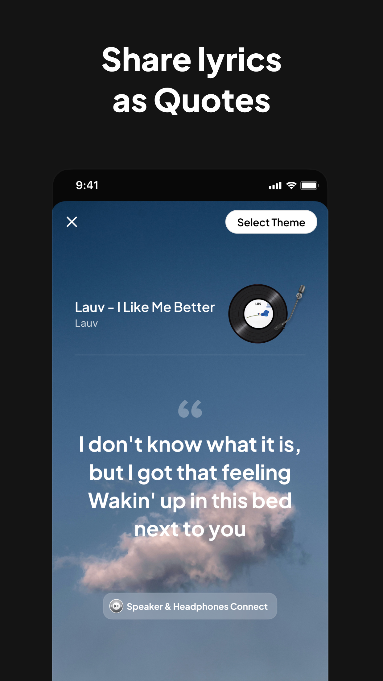 Speaker & Headphones Connect screenshot