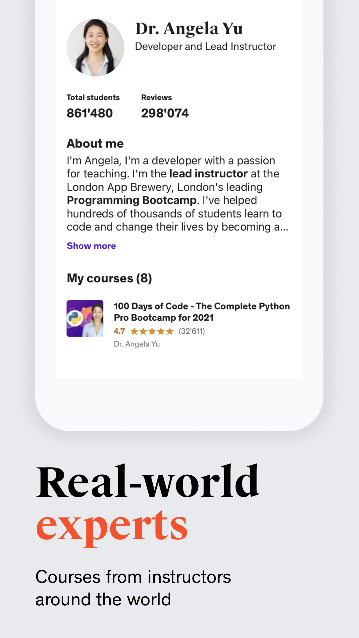 Udemy Online Video Courses screenshot