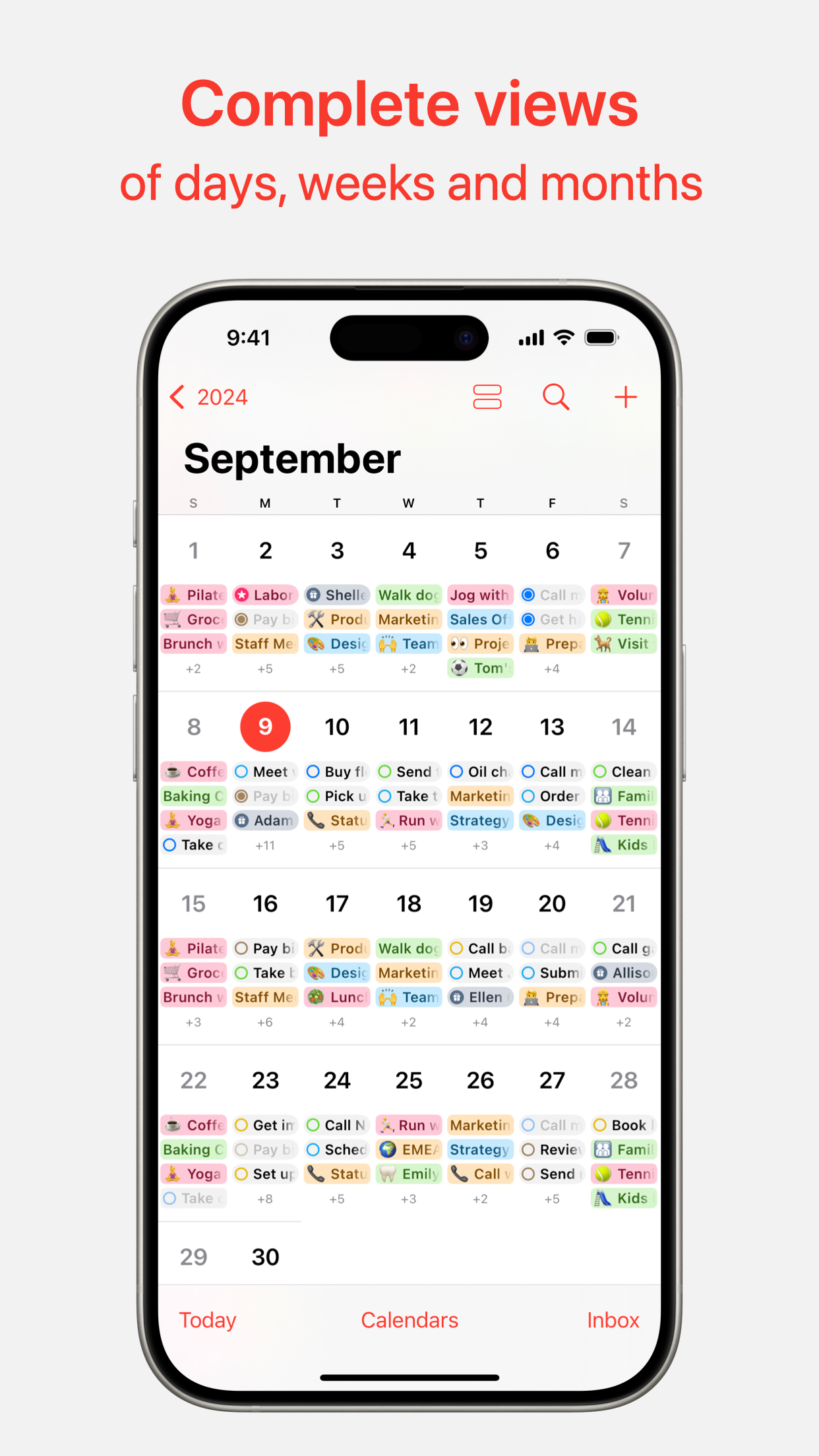 Calendar screenshot