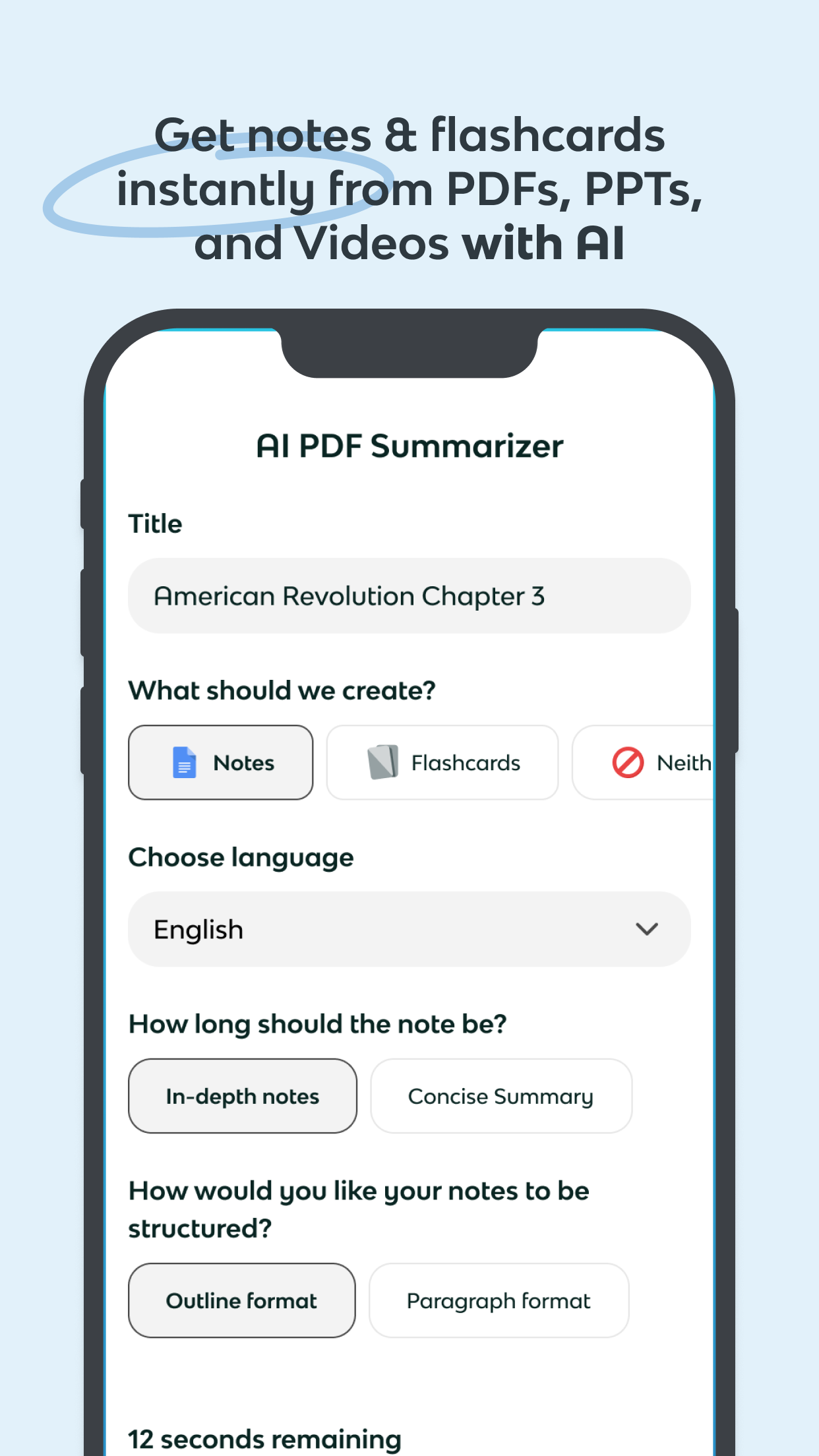 Knowt: AI Flashcards & Notes screenshot