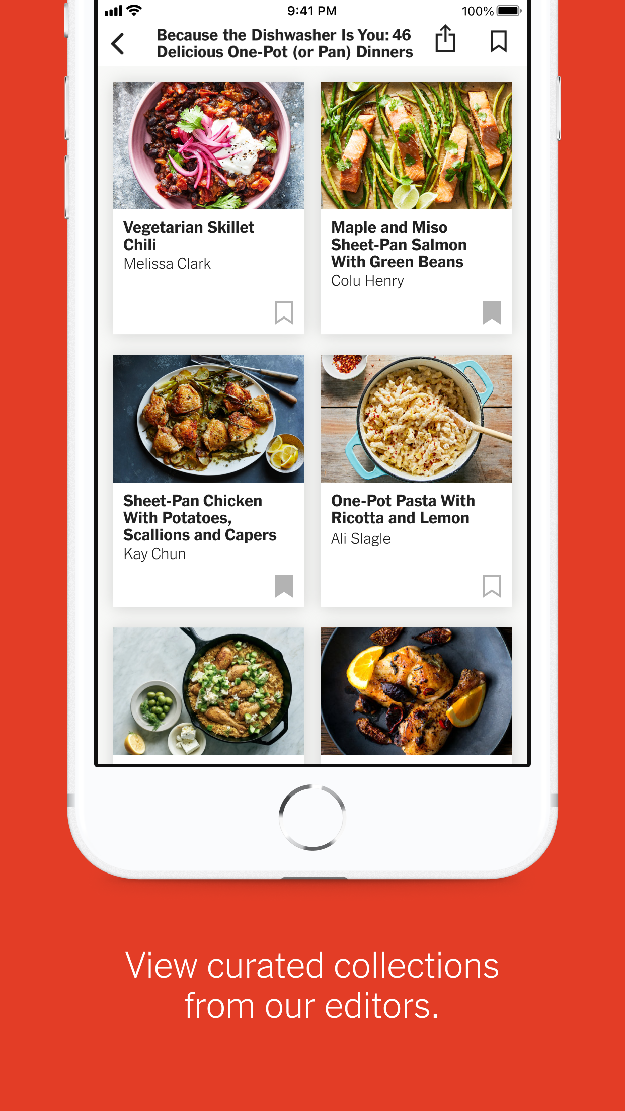 NYT Cooking: Quick Tasty Meals screenshot