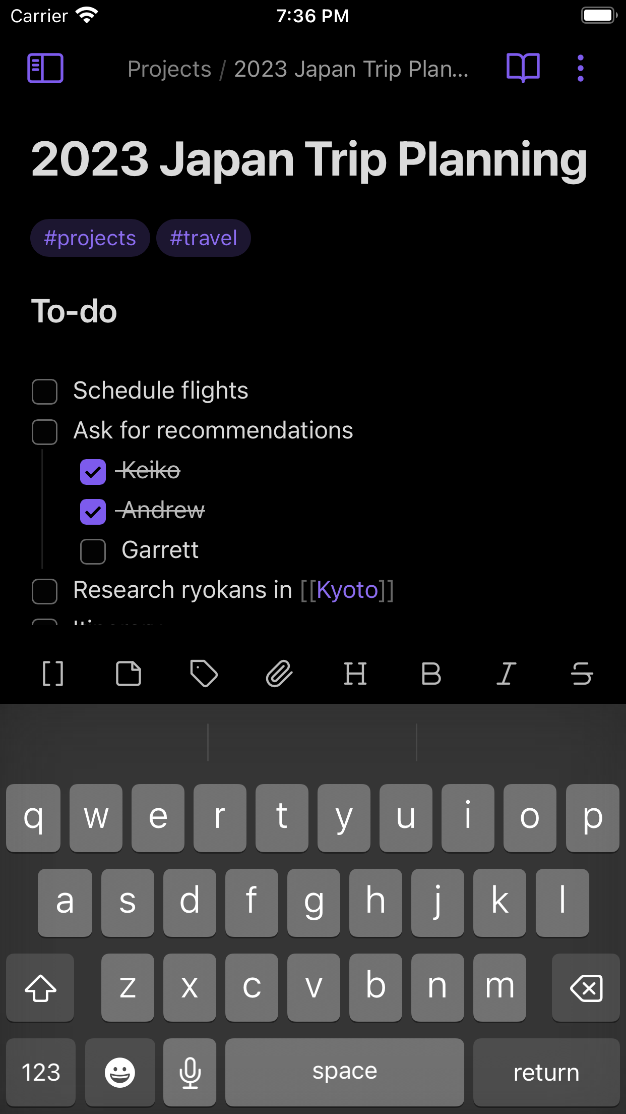 Obsidian - Connected Notes screenshot