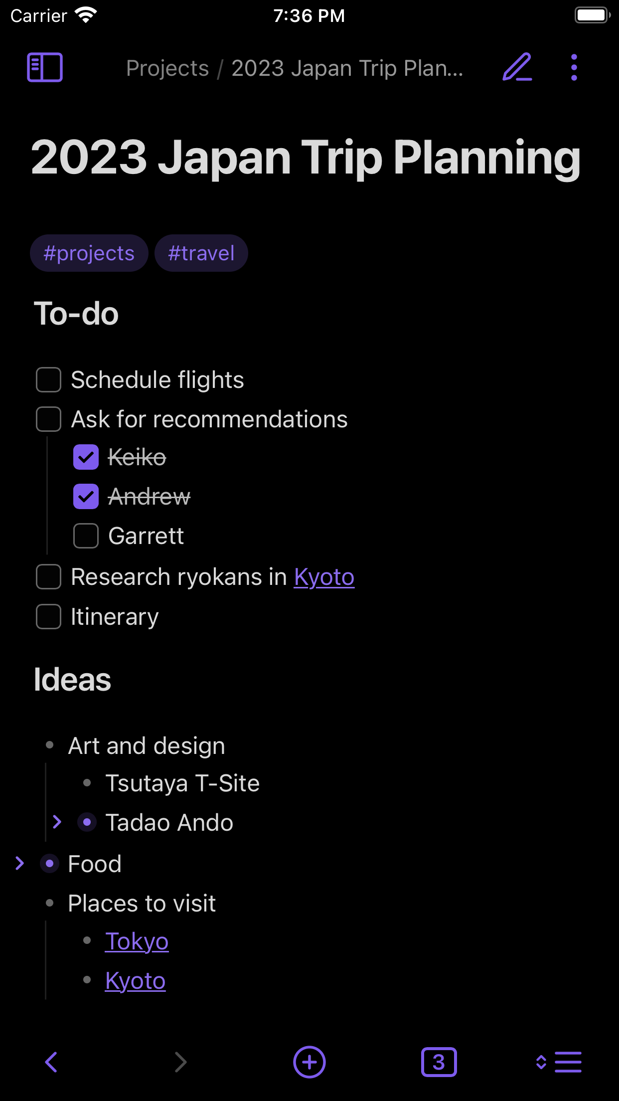 Obsidian - Connected Notes screenshot