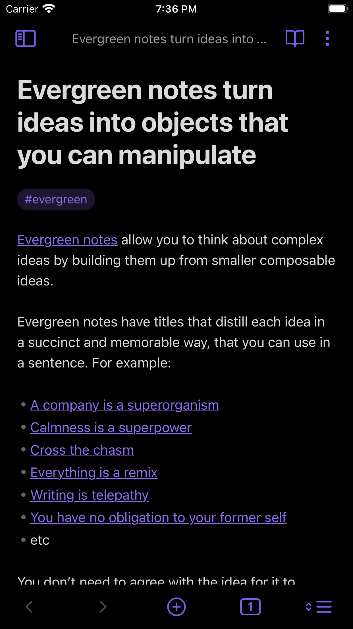 Obsidian - Connected Notes screenshot