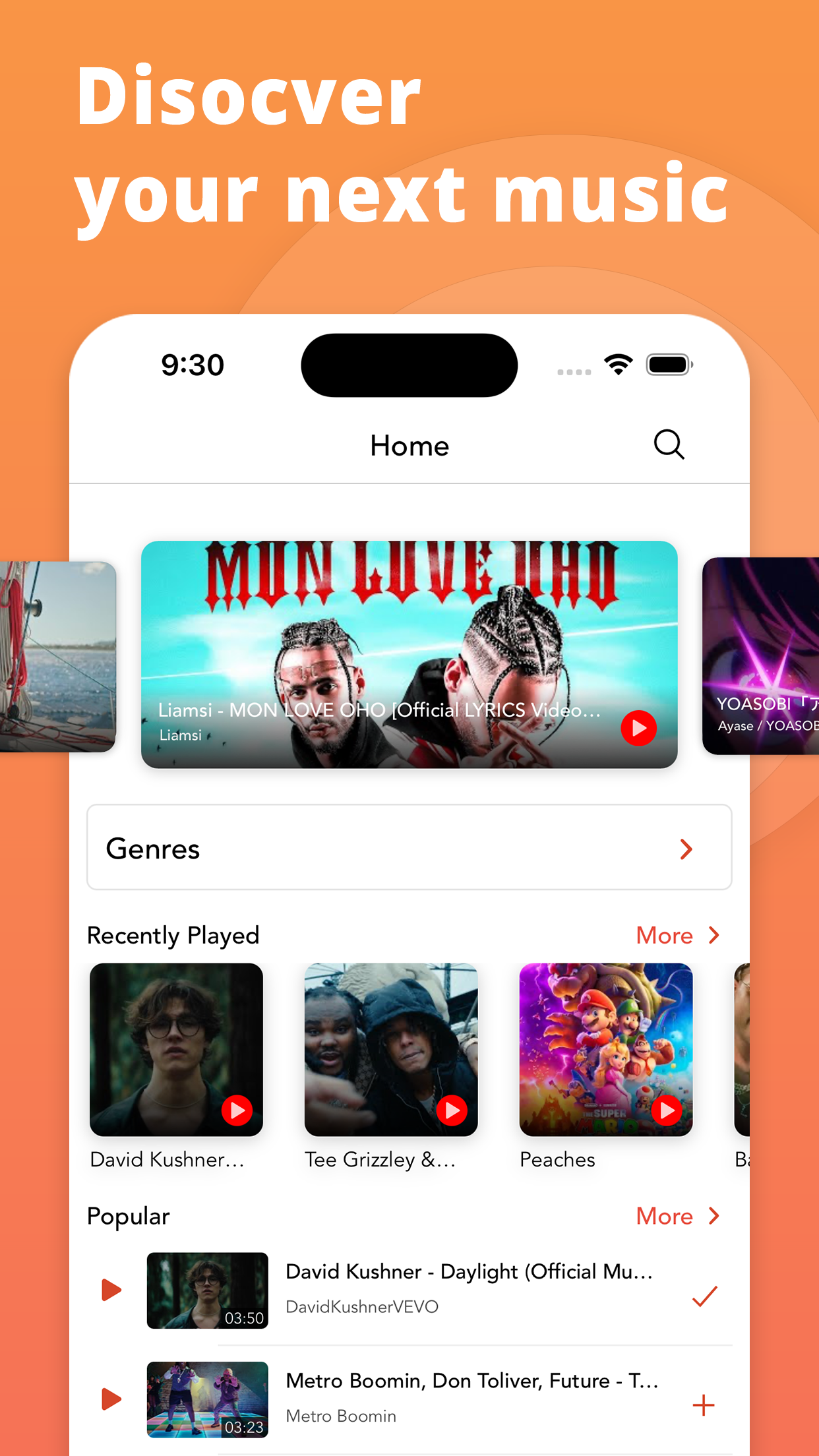 Music Player : Songs, Videos screenshot