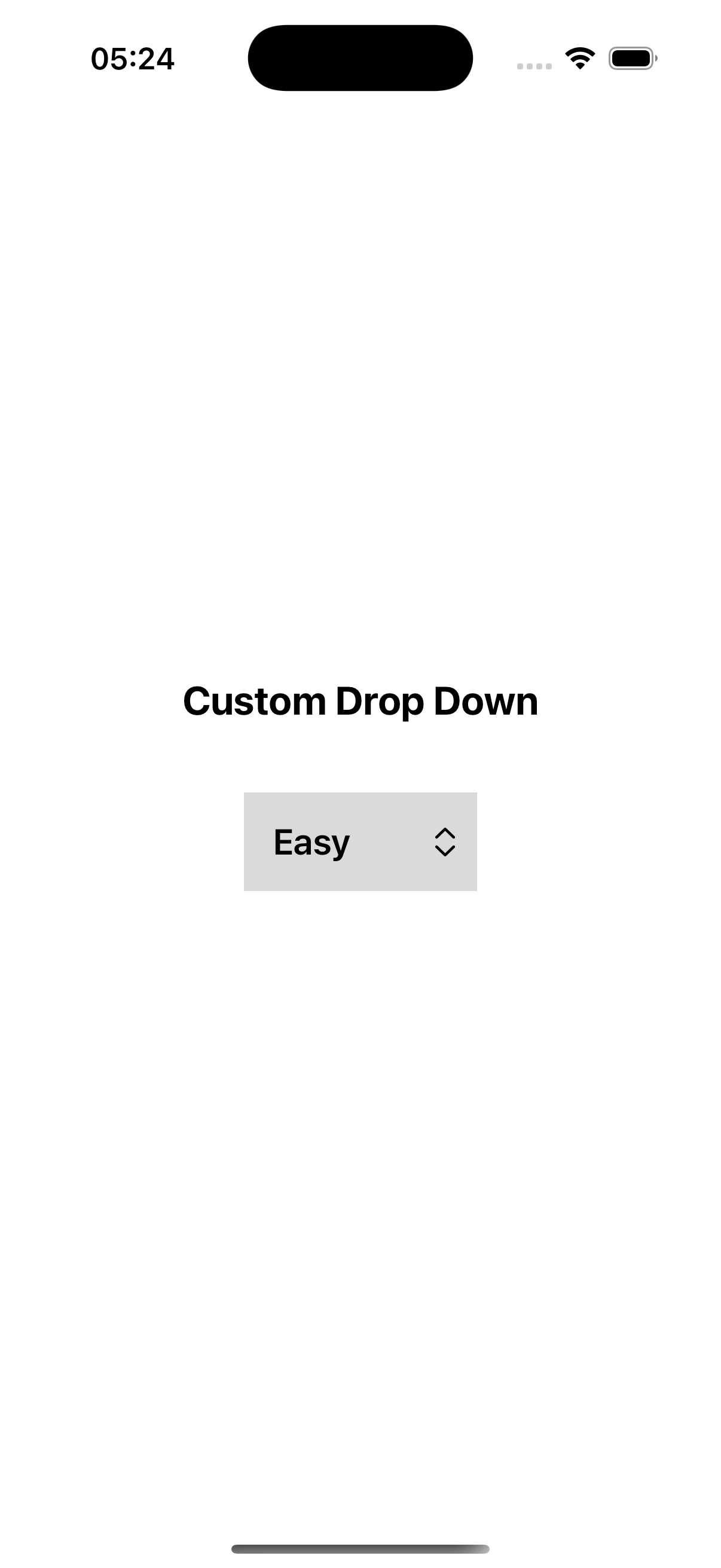 Drop Down Menu