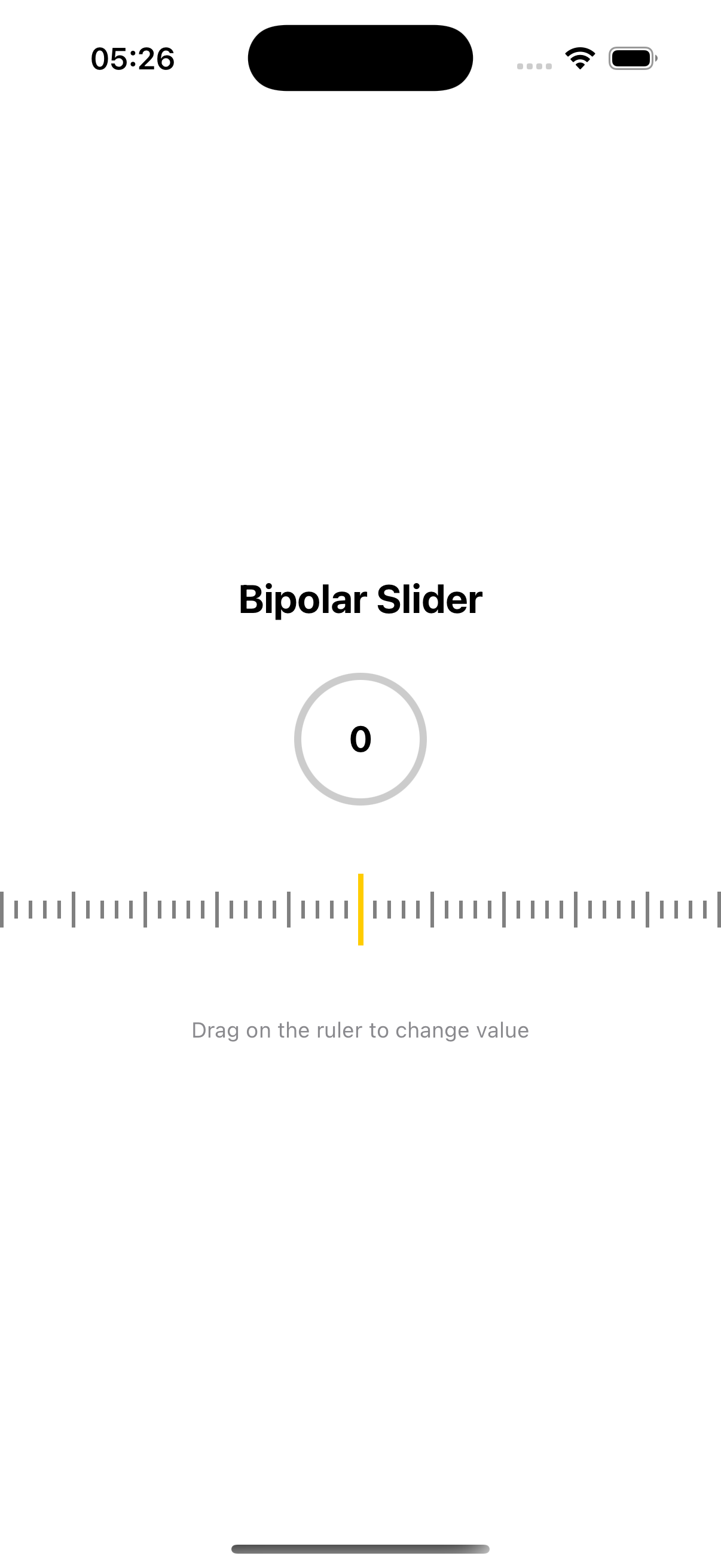 Bipolar Slider