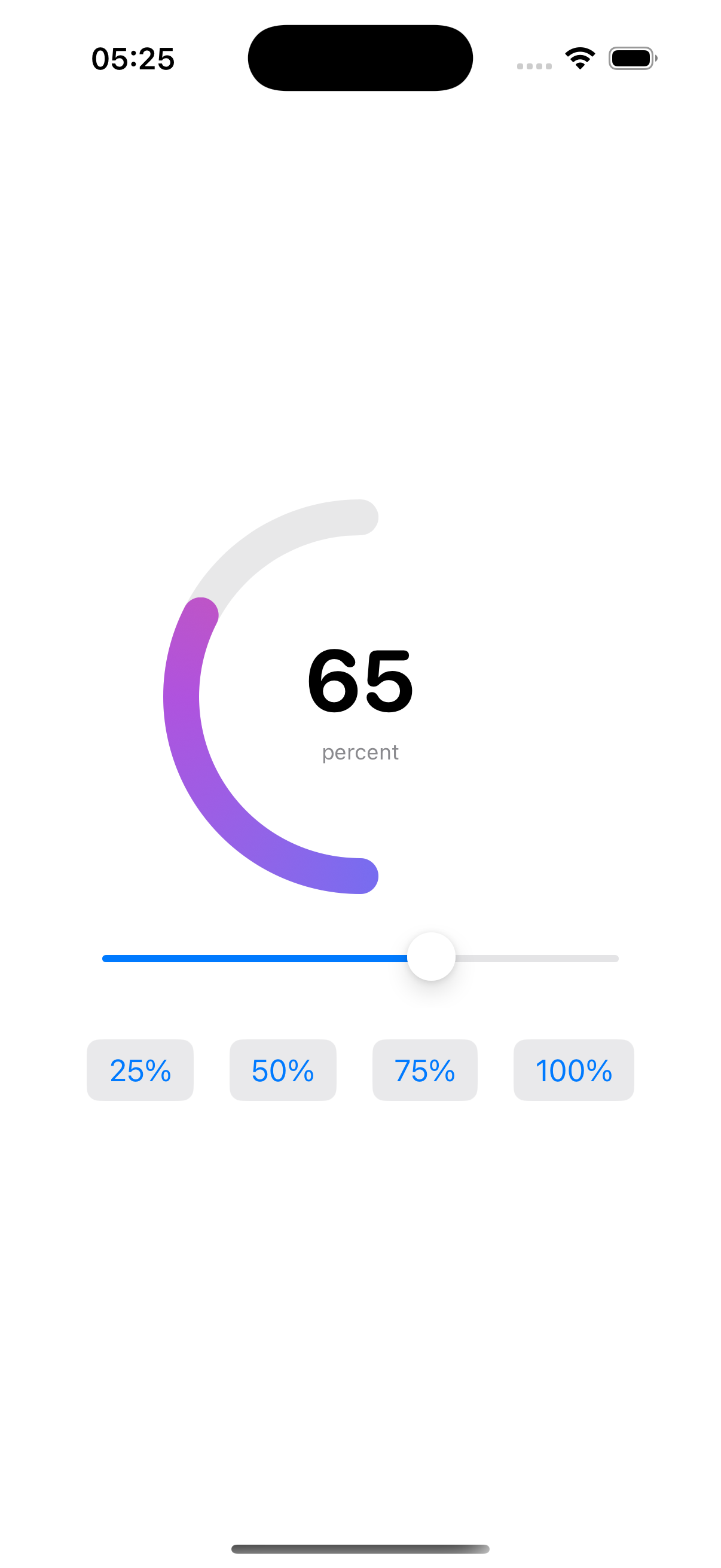 Half Circle Progress