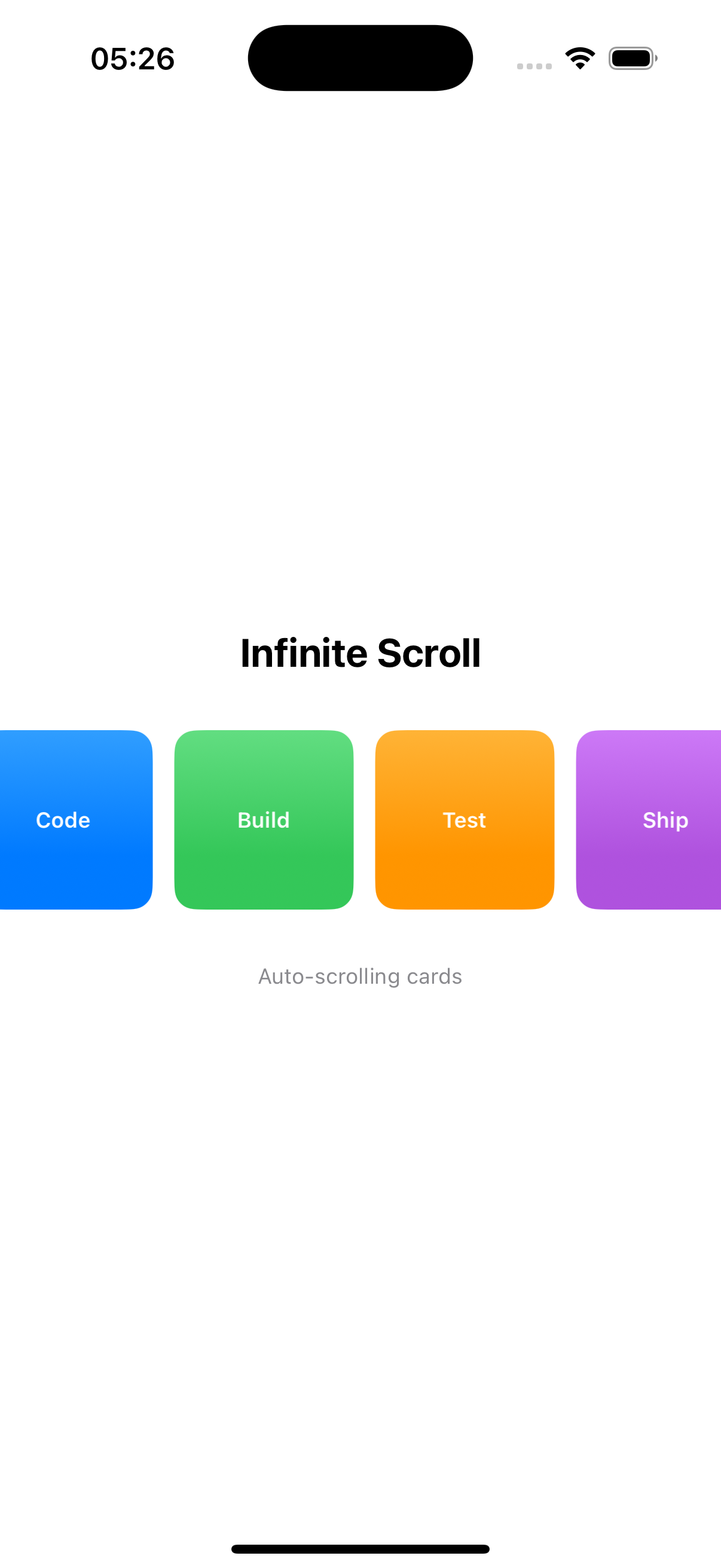 Infinite Scroll