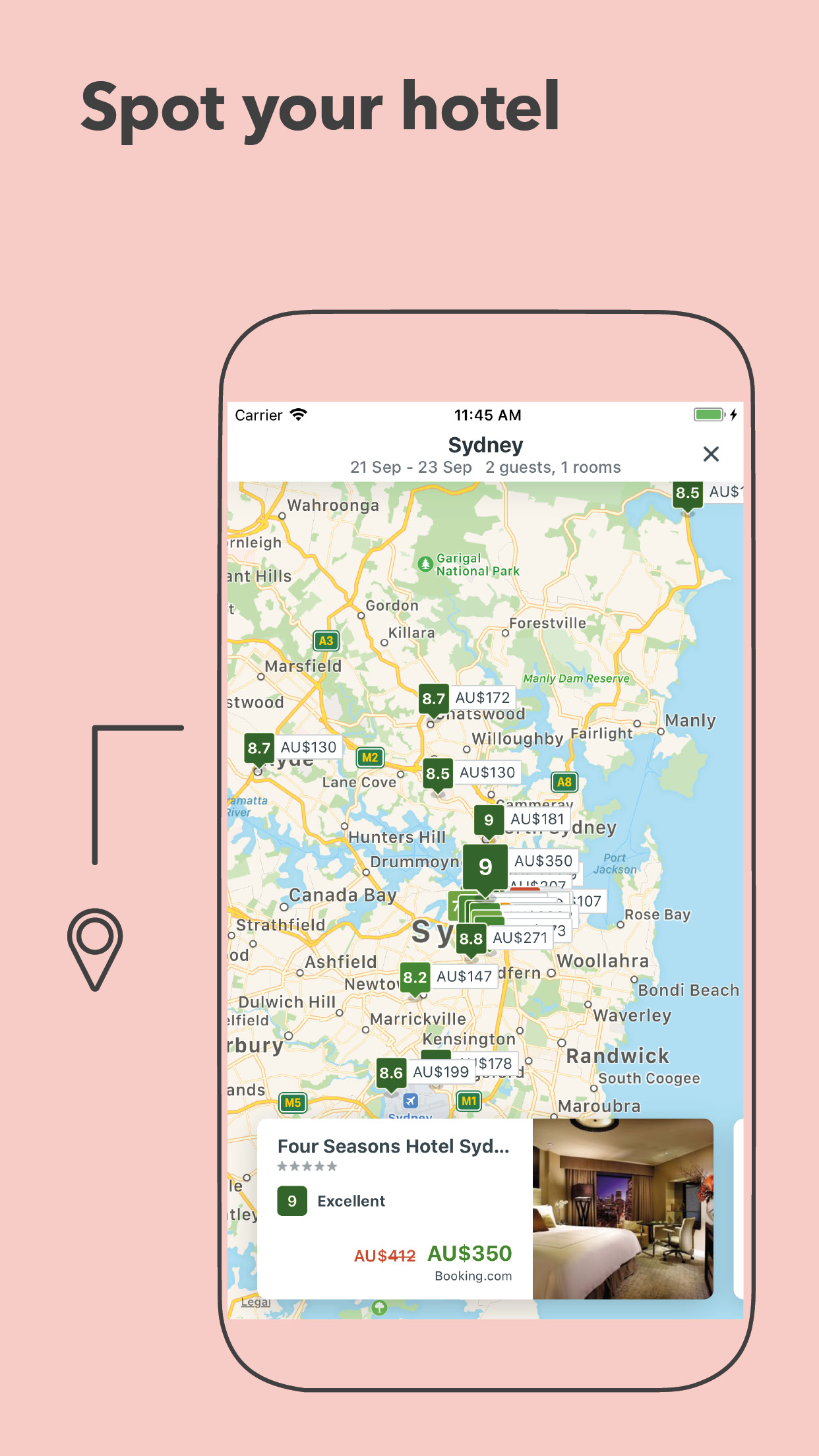 trivago: Compare hotel prices screen 9