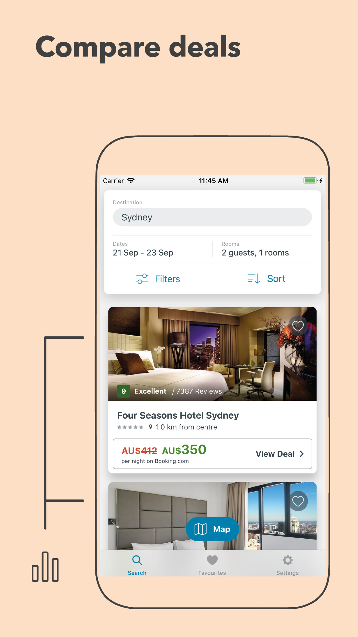 trivago: Compare hotel prices screenshot