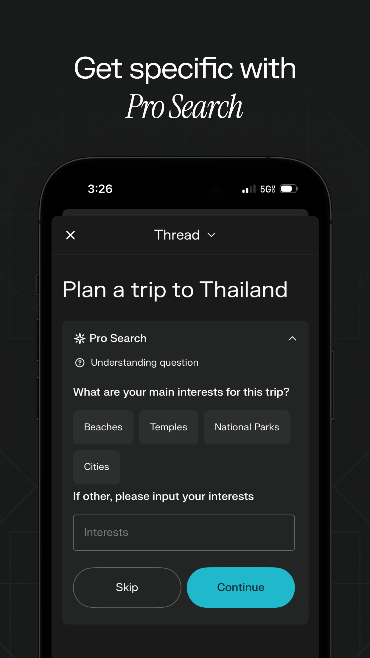 Perplexity - AI Search & Chat screenshot