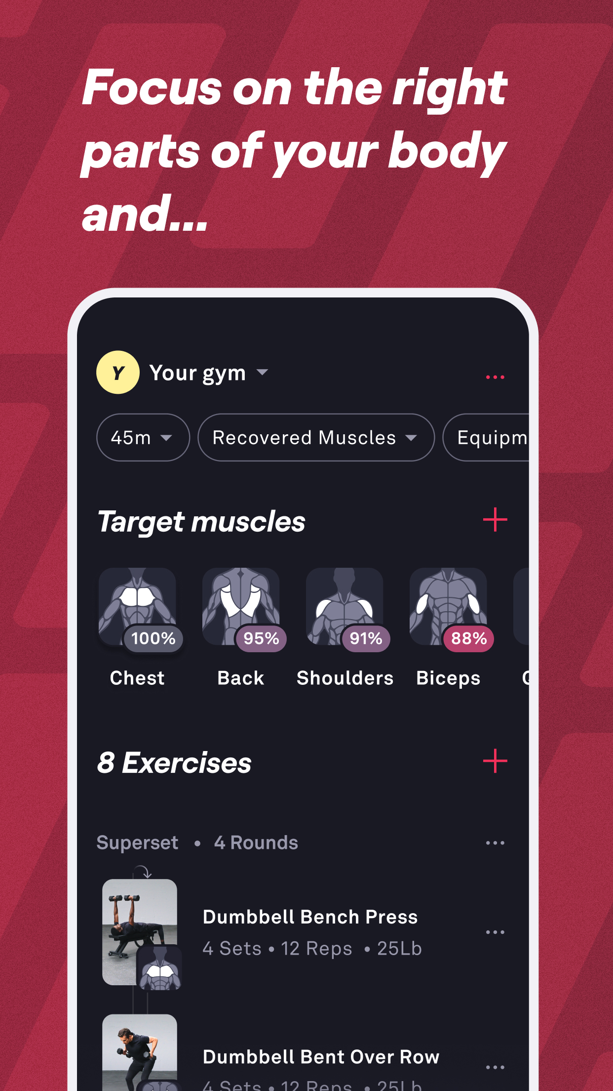 Fitbod: Gym & Fitness Planner screenshot