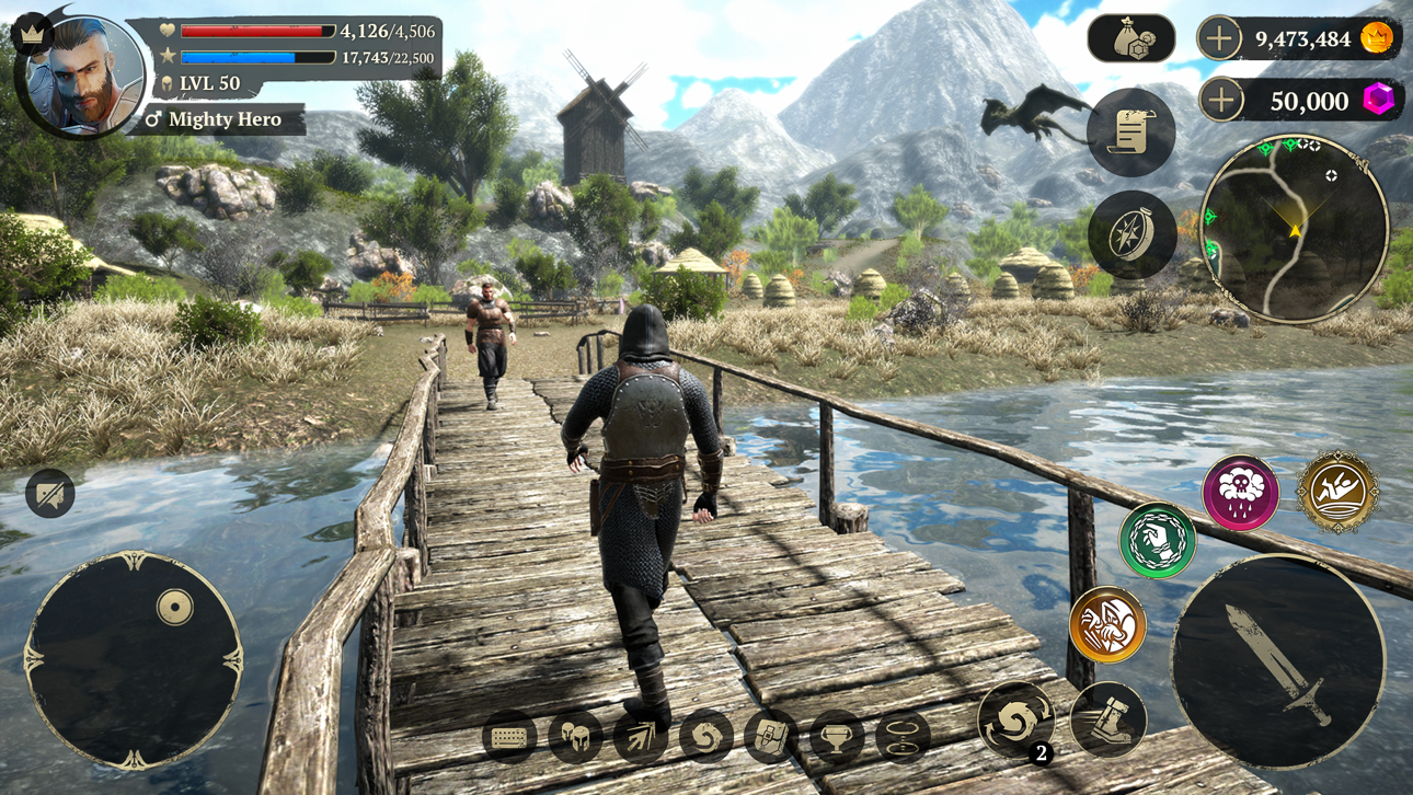 Evil Lands: Epic MMORPG game screenshot