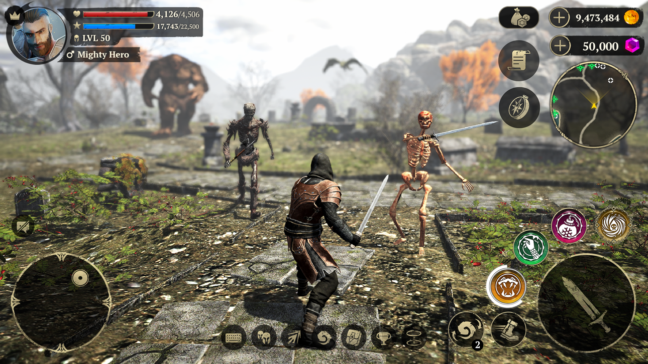 Evil Lands: Epic MMORPG game screenshot
