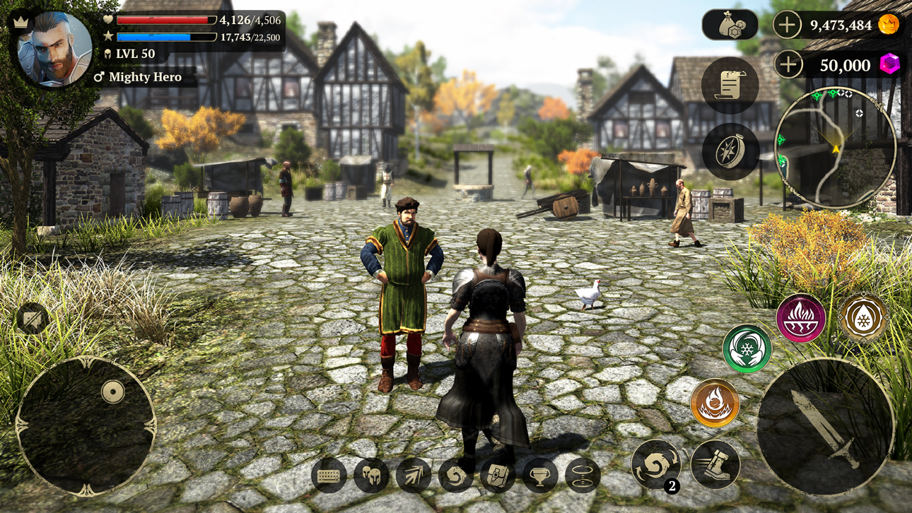 Evil Lands: Epic MMORPG game screenshot
