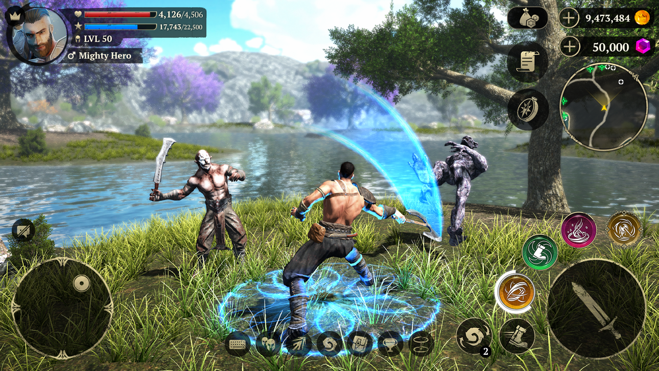 Evil Lands: Epic MMORPG game screenshot