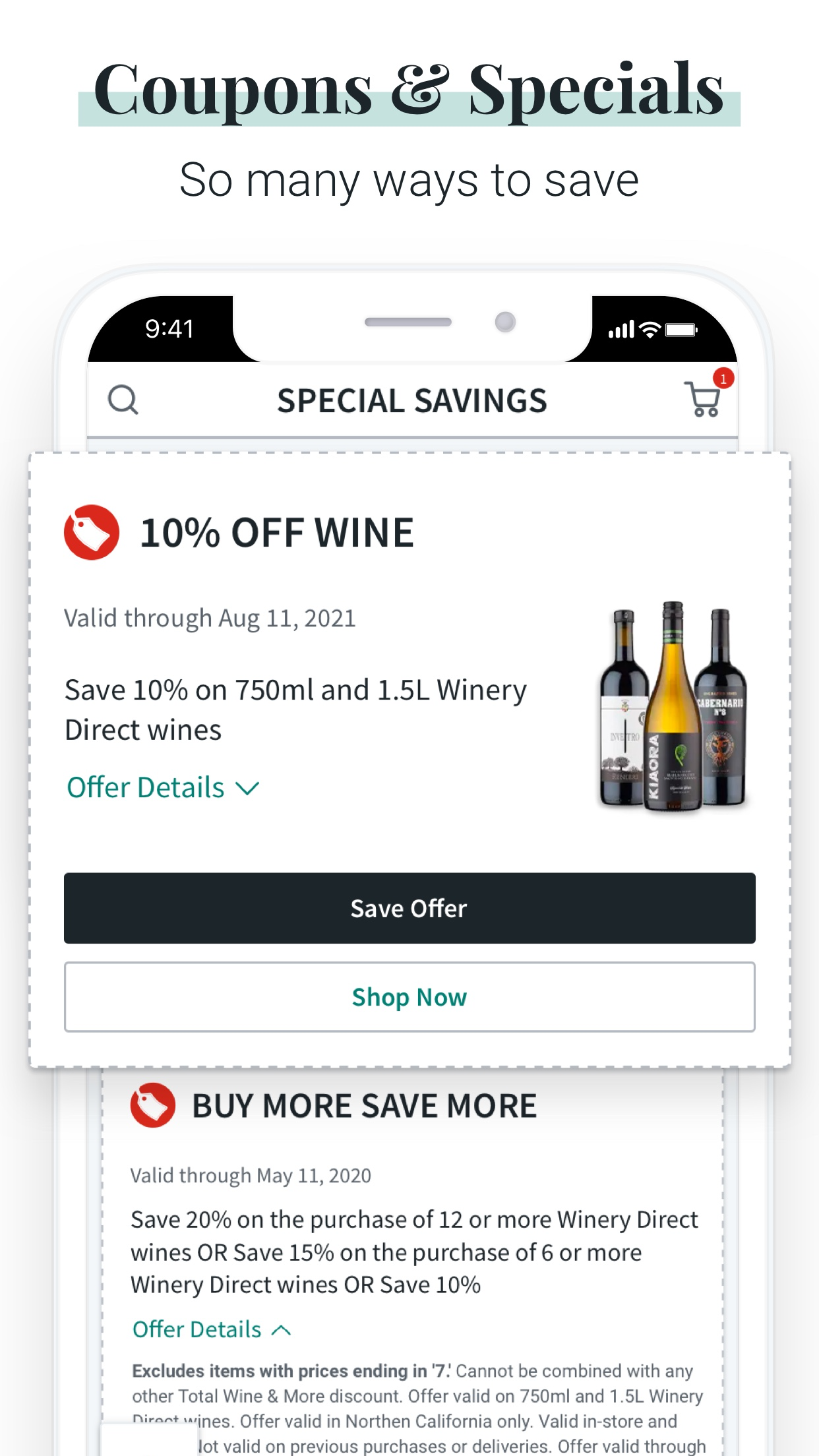 Total Wine & More screenshot